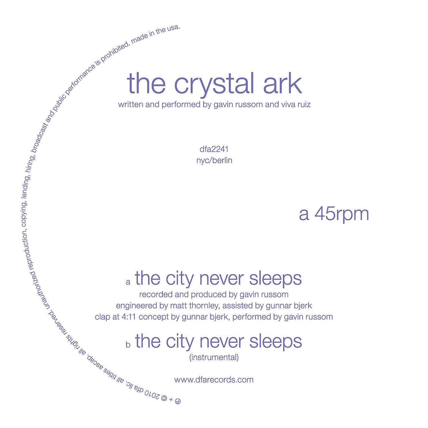 Постер альбома The City Never Sleeps