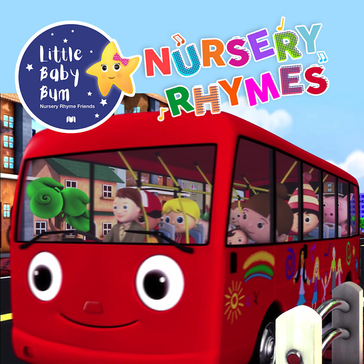 Little Baby Bum Nursery Rhyme Friends - Wheels on the Bus, Pt. 2 (British English Version)