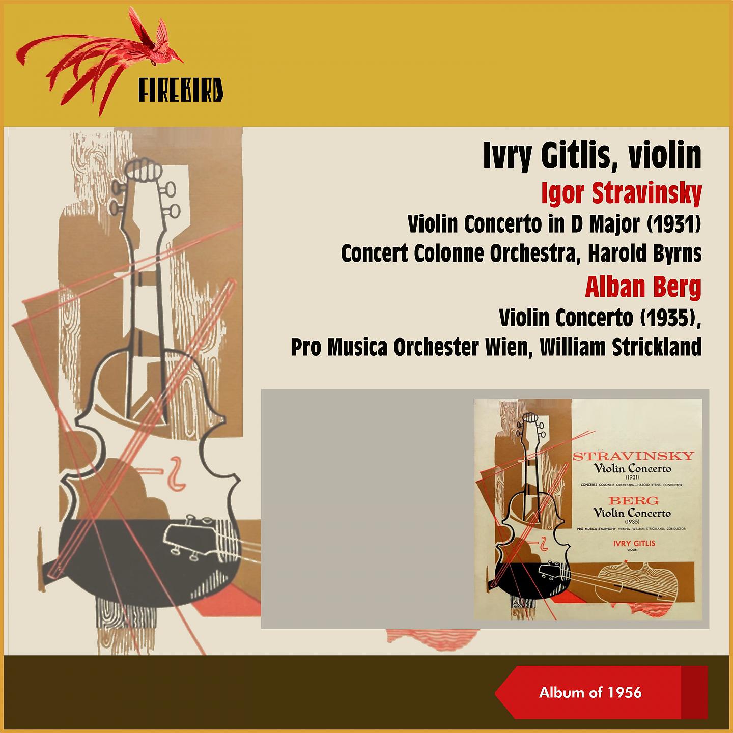 Постер альбома Igor Stravinsky: Violin Concerto in D Major (1931) - Alban Berg: Violin Concerto (1935)
