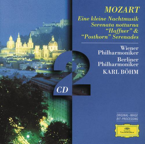 Постер альбома Mozart, W.A.: Eine kleine Nachtmusik; Serenatas notturna,  "Haffner" & "Posthorn"