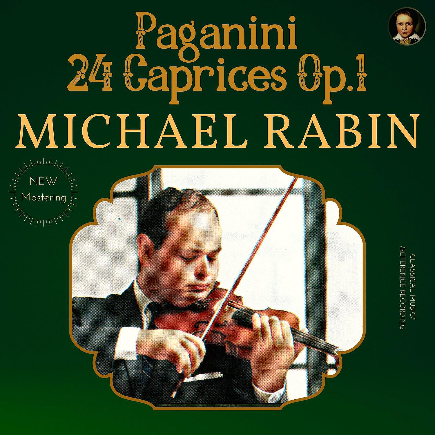 Постер альбома Paganini by Michael Rabin: 24 Caprices Op.1