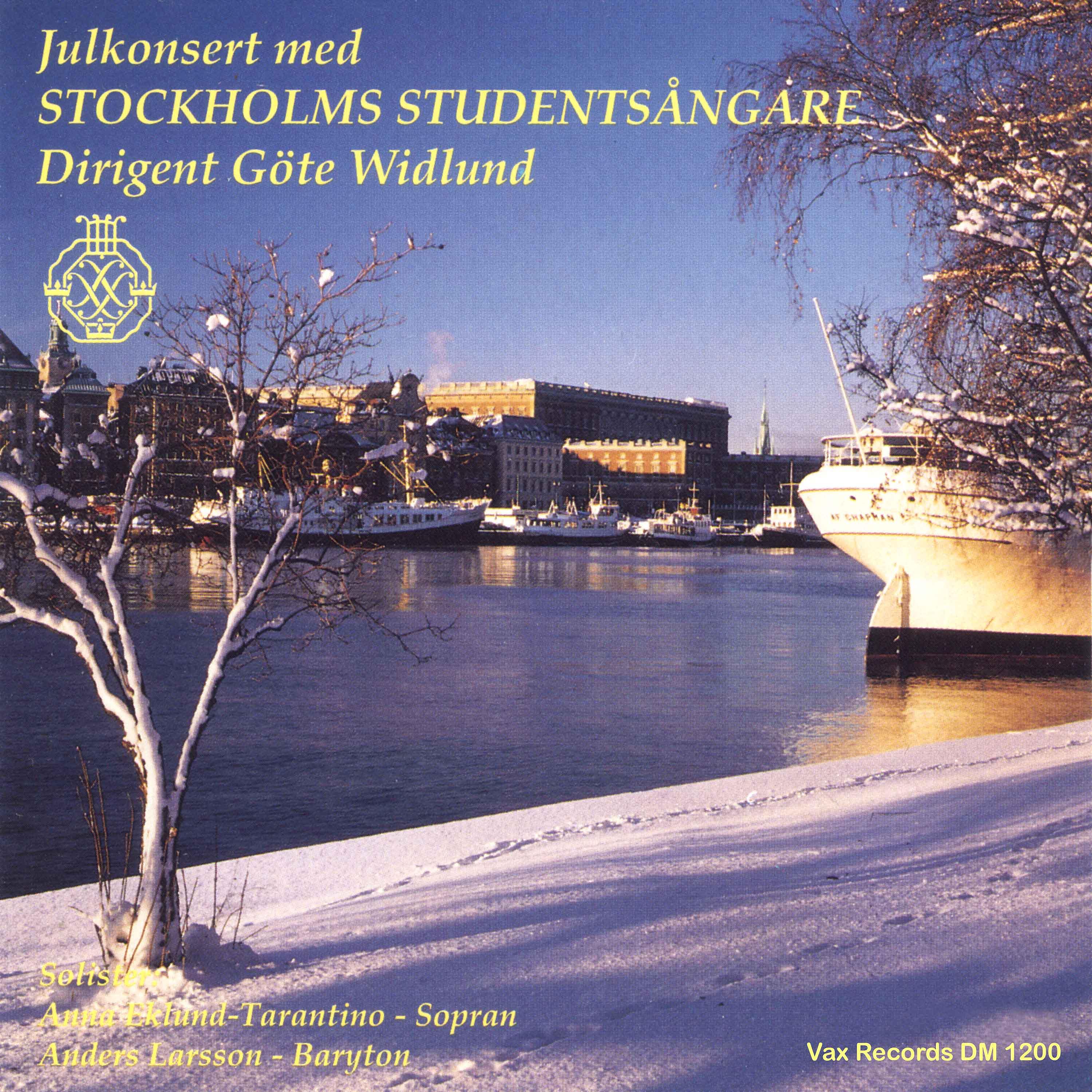 Постер альбома Julkonsert med Stockholms Studentsångare