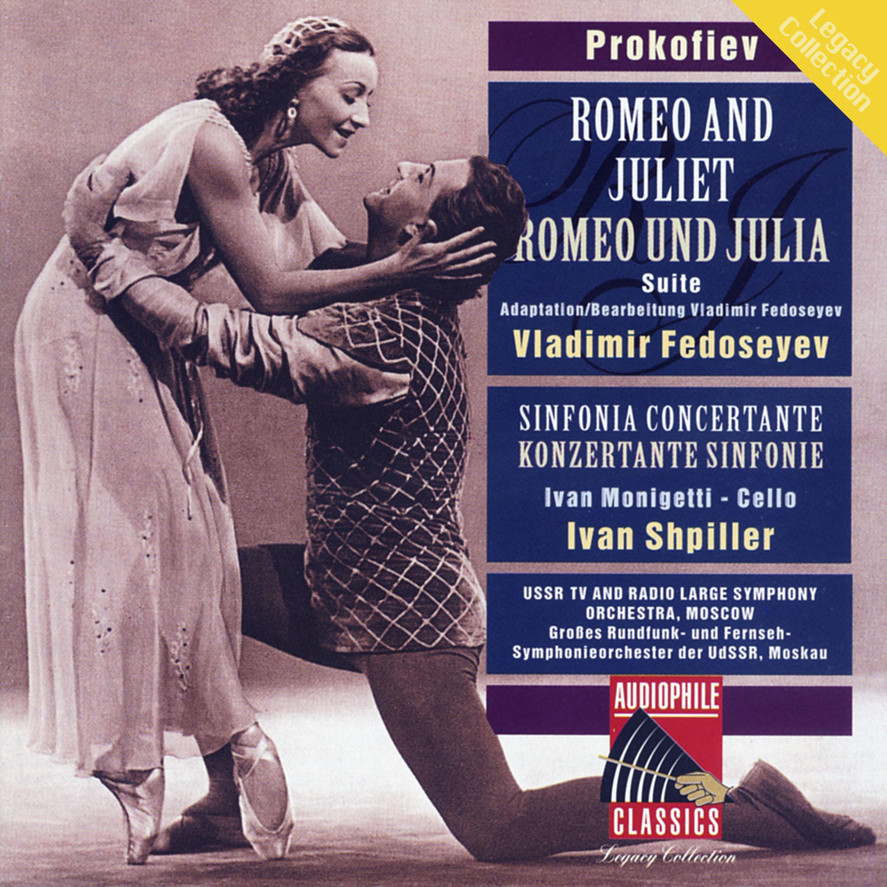 Постер альбома Prokofiev: Romeo and Juliet Suites - Sinfonia Concertante