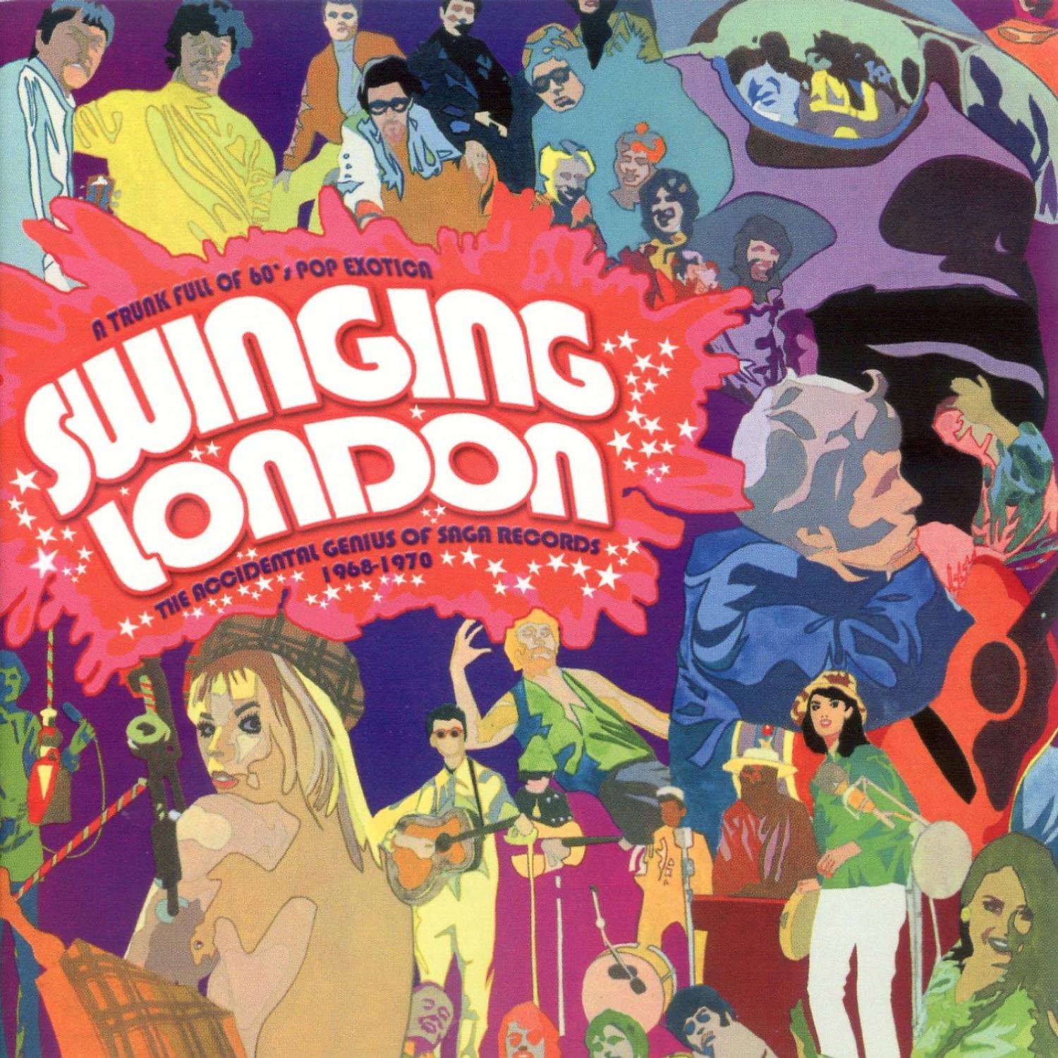 Постер альбома Swinging London: The Accidental Genius of Saga Records 1968-1970