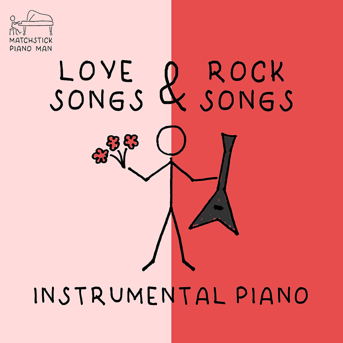 Matchstick Piano Man - Blinding Lights (Instrumental Piano)