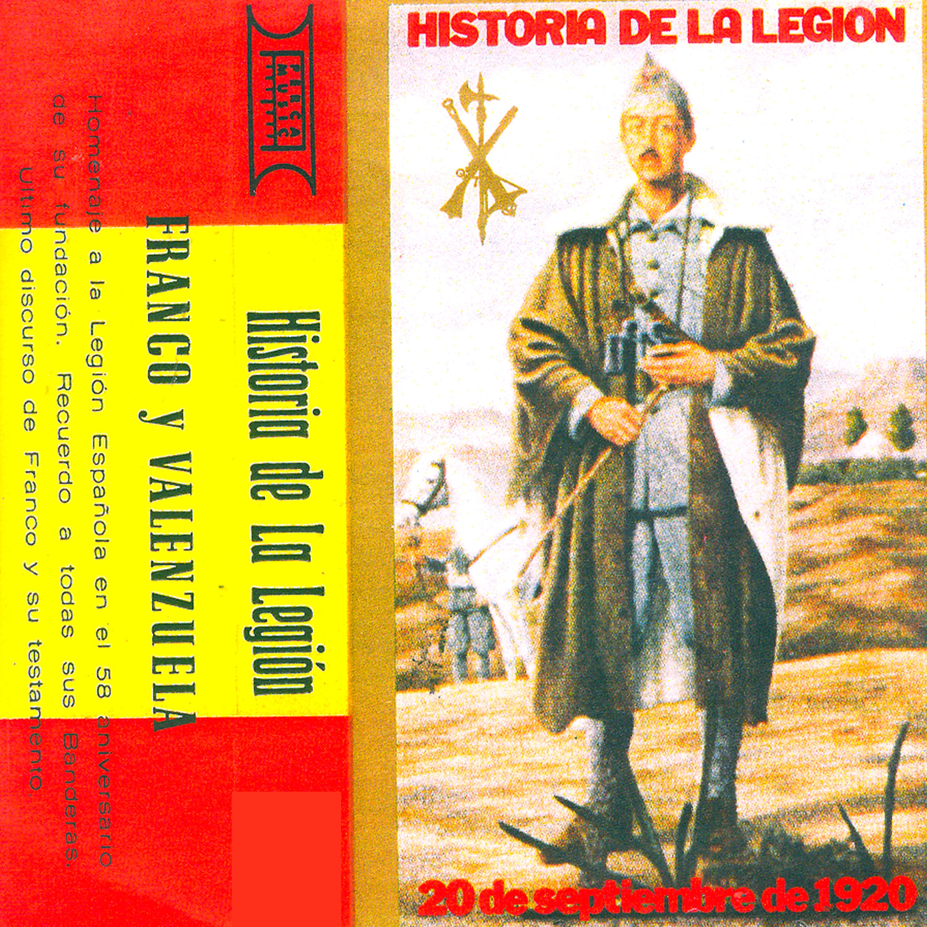 Постер альбома Historia de la Legión, Francisco Franco y Valenzuela, Testamento de Franco