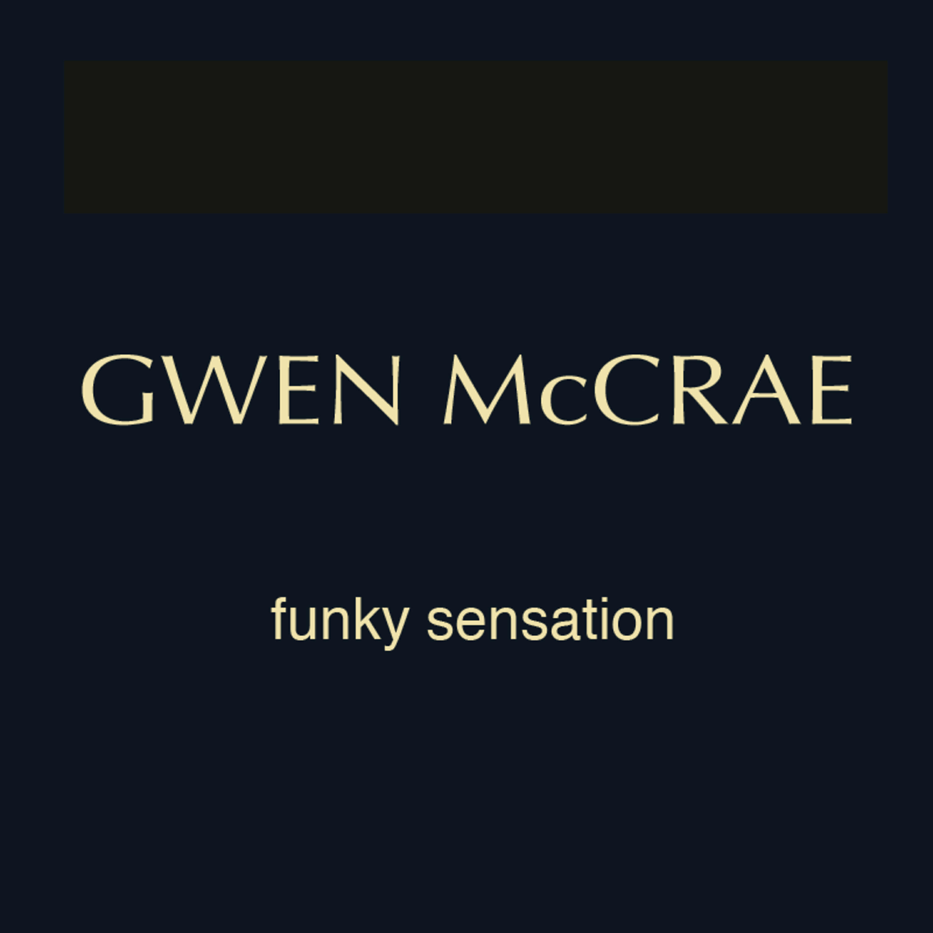 Gwen McCrae - Funky Sensation (Tinos Original Funk Thang)