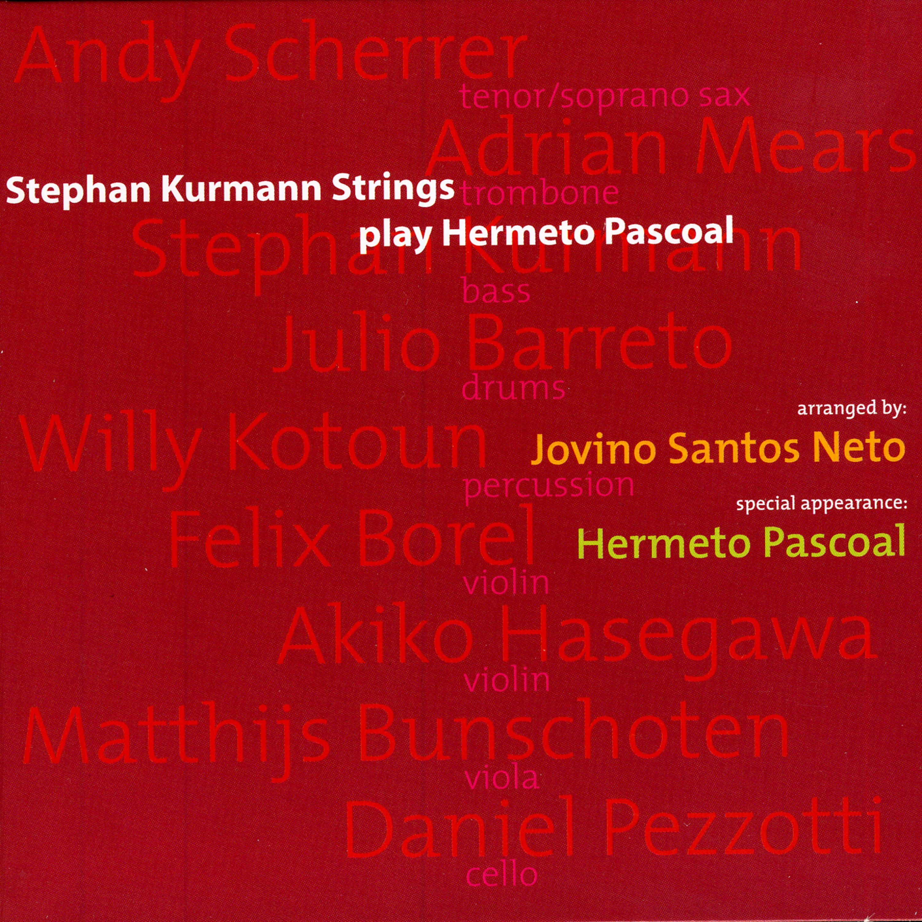 Постер альбома Stephan Kurmann Strings Play Hermeto Pascoal