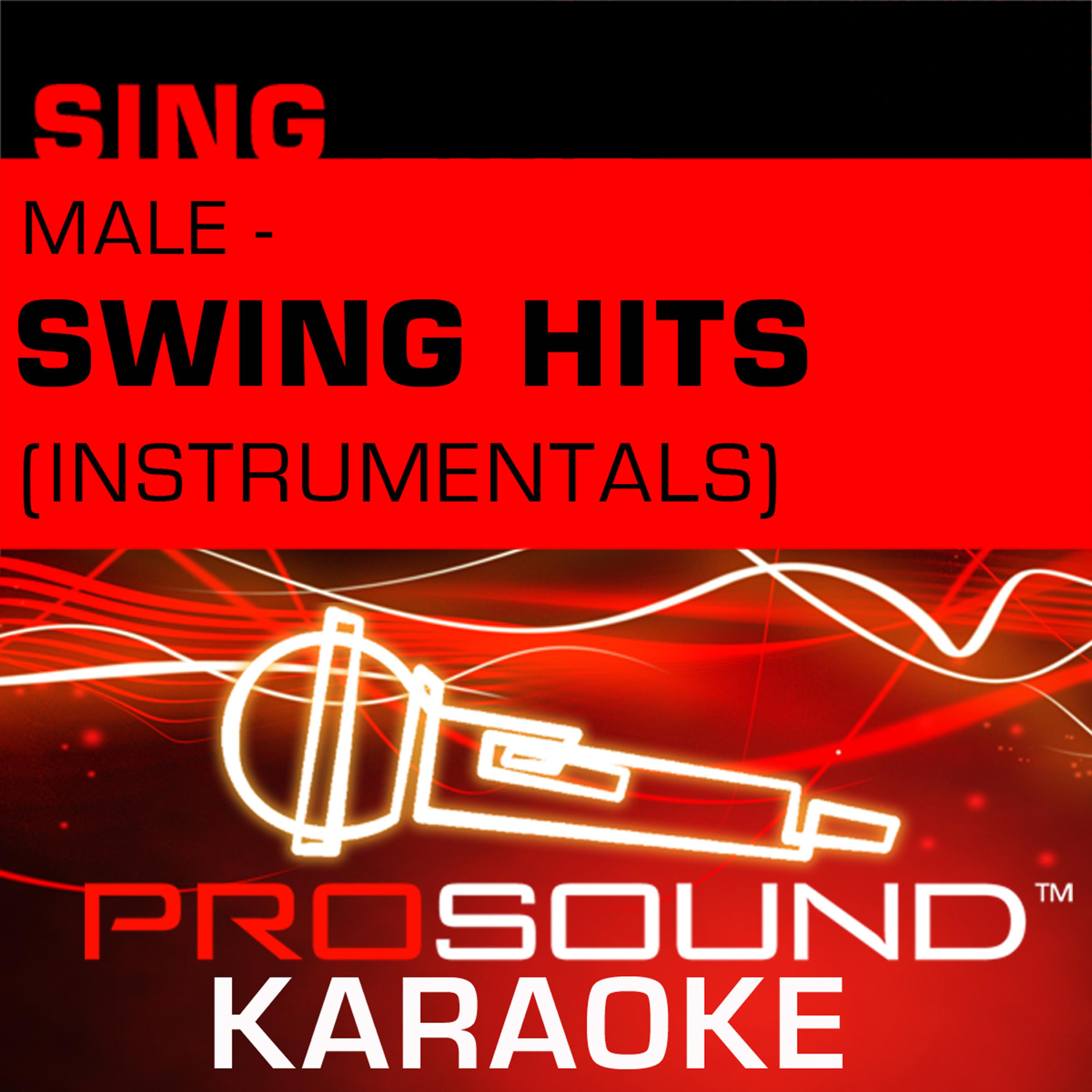 Постер альбома Sing Male Swing Hits (Karaoke Performance Tracks)