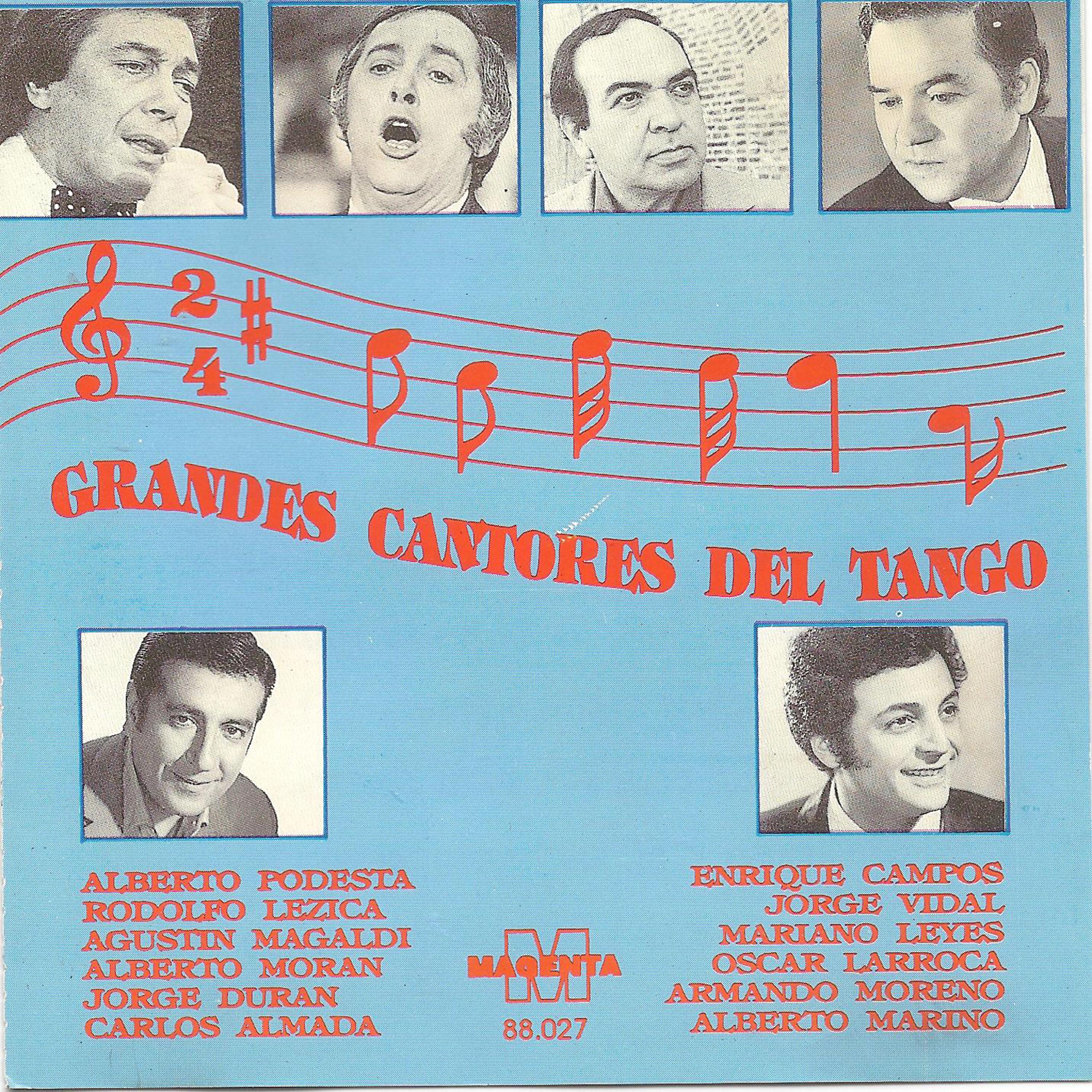 Постер альбома Grandes cantores del tango
