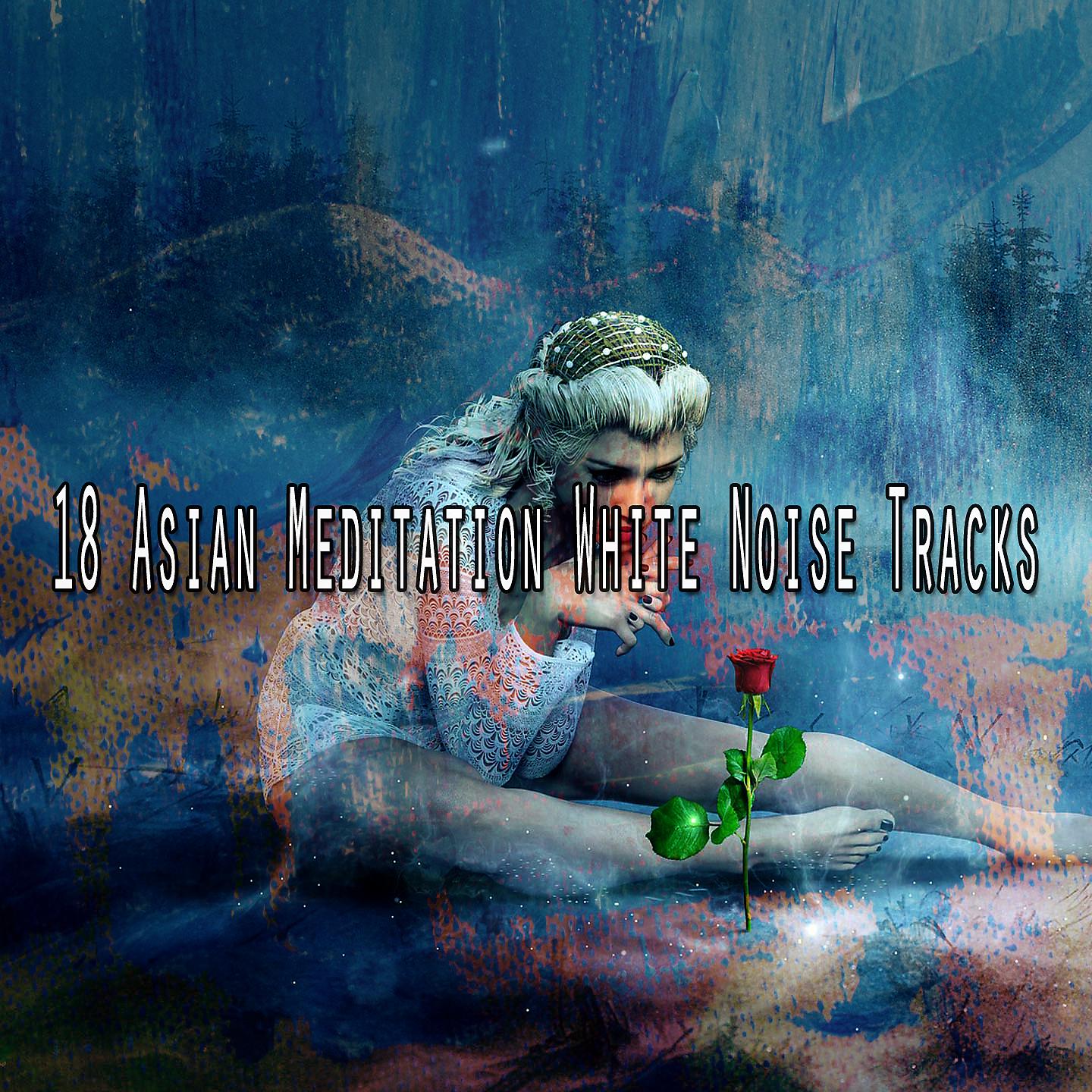 Постер альбома 18 треков для азиатской медитации с белым шумом