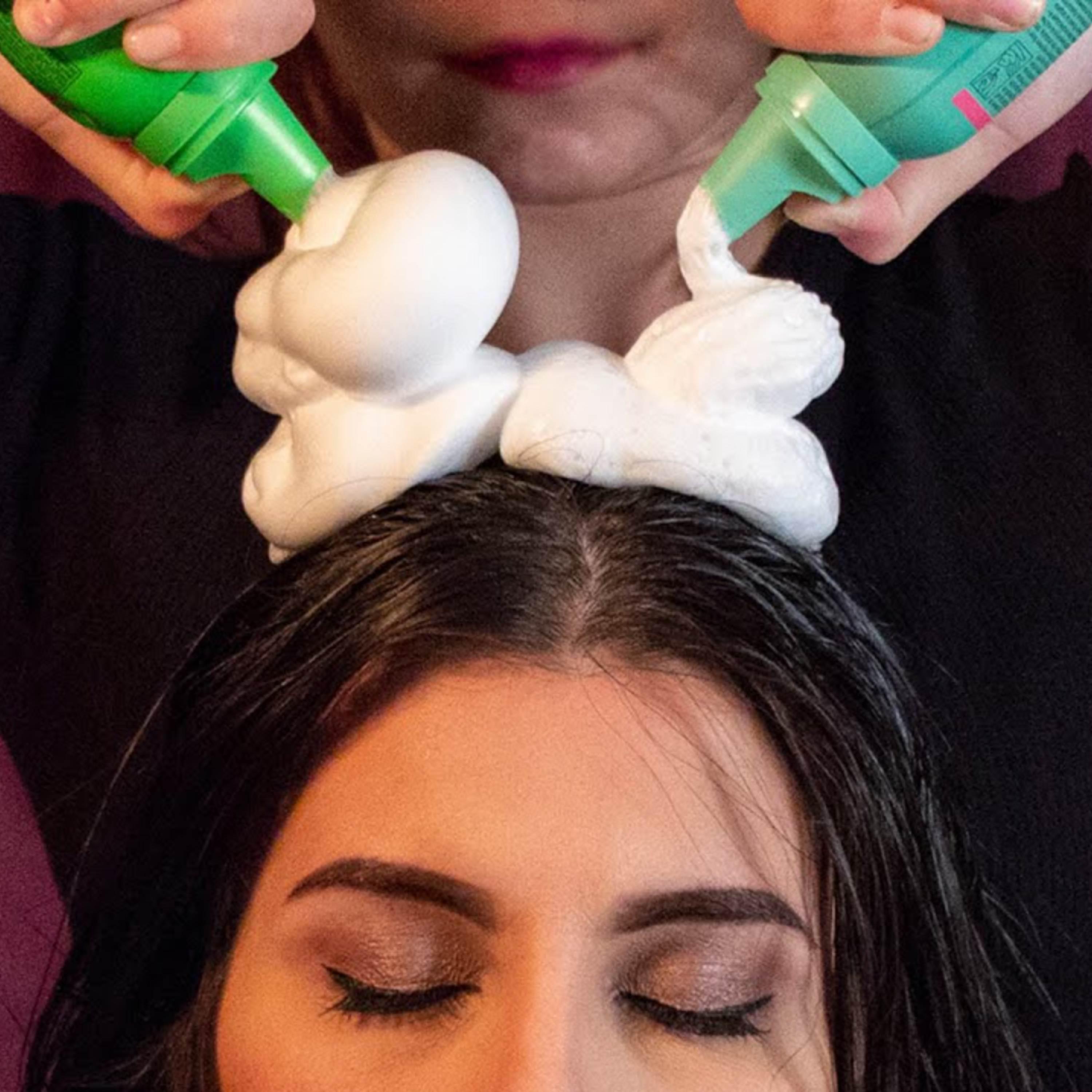 Постер альбома Tons of Foam on Her Hair ASMR