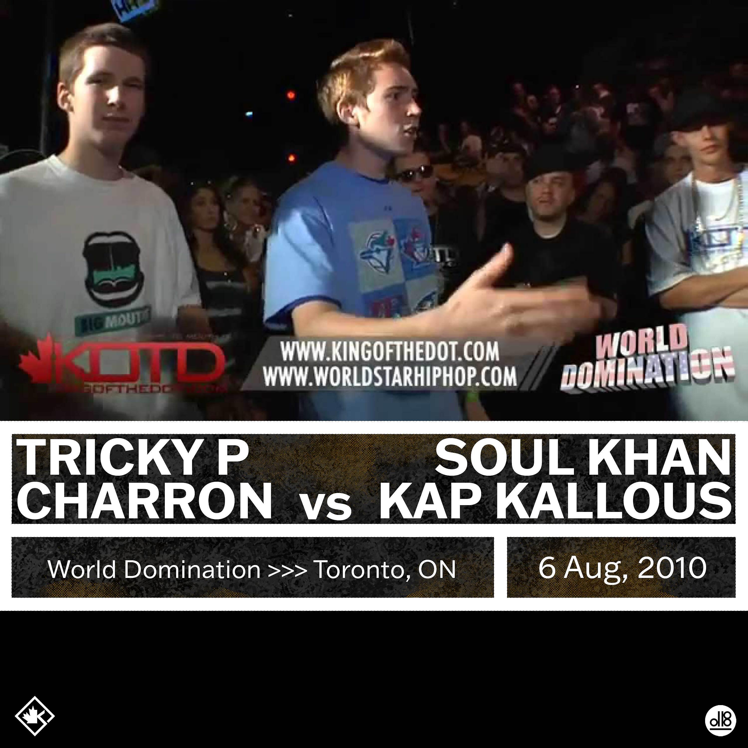 King Of The Dot - Round 3 - Soul Khan & Kap Kallous - Tricky P & Charron vs Soul Khan & Kap Kallous