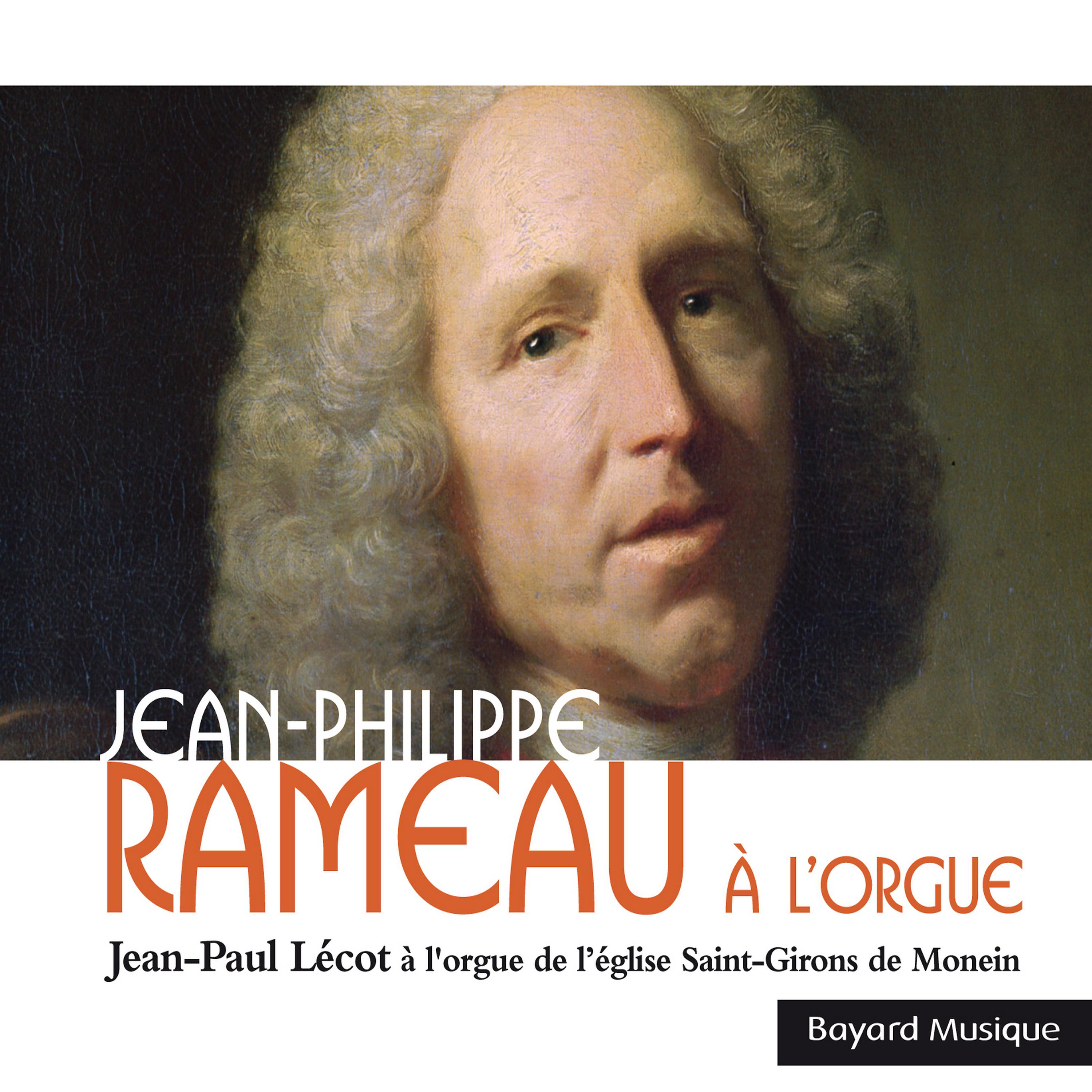 Постер альбома Jean-Philippe Rameau à l'orgue