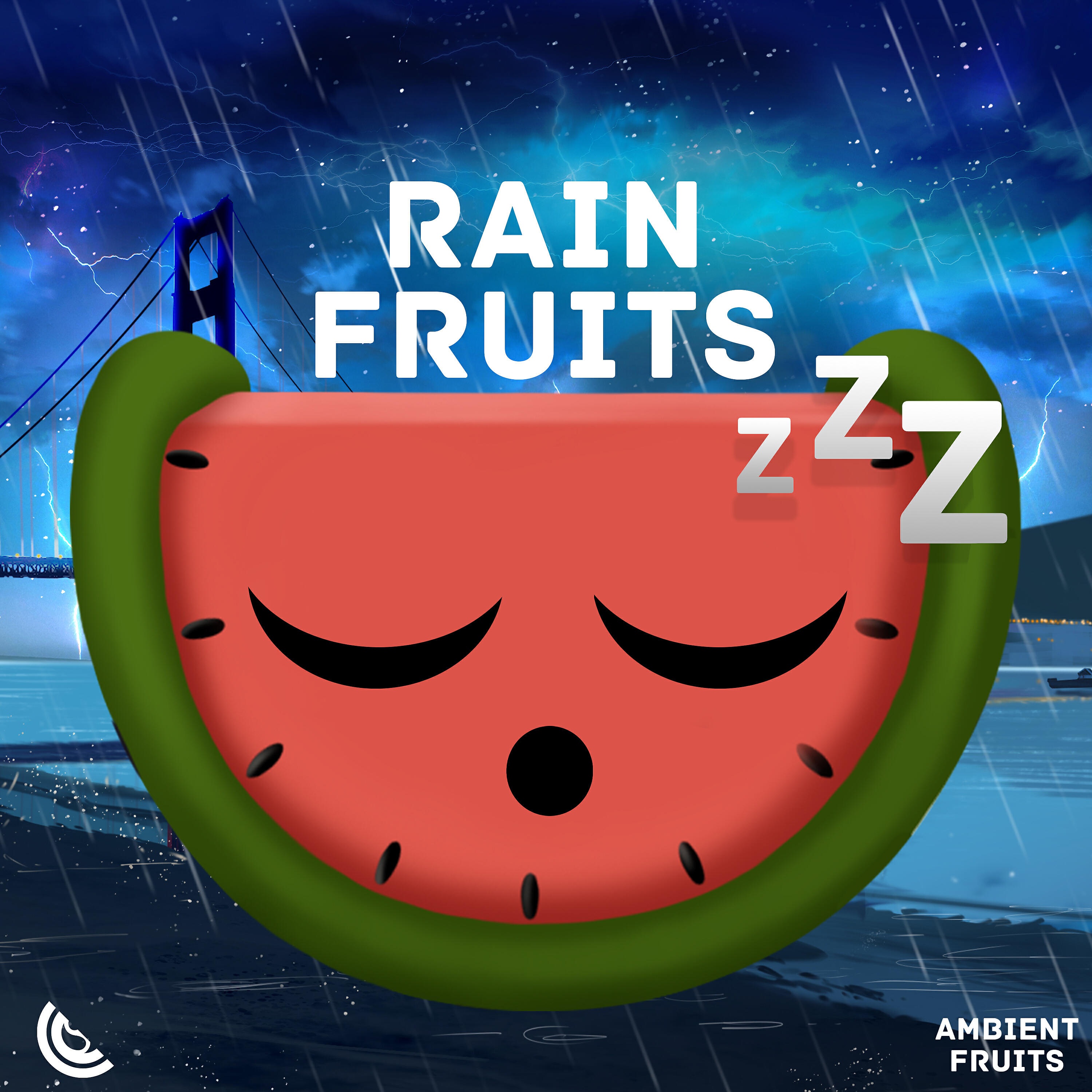 Sleep Fruits Music - Night Rain Thunder, Pt. 104
