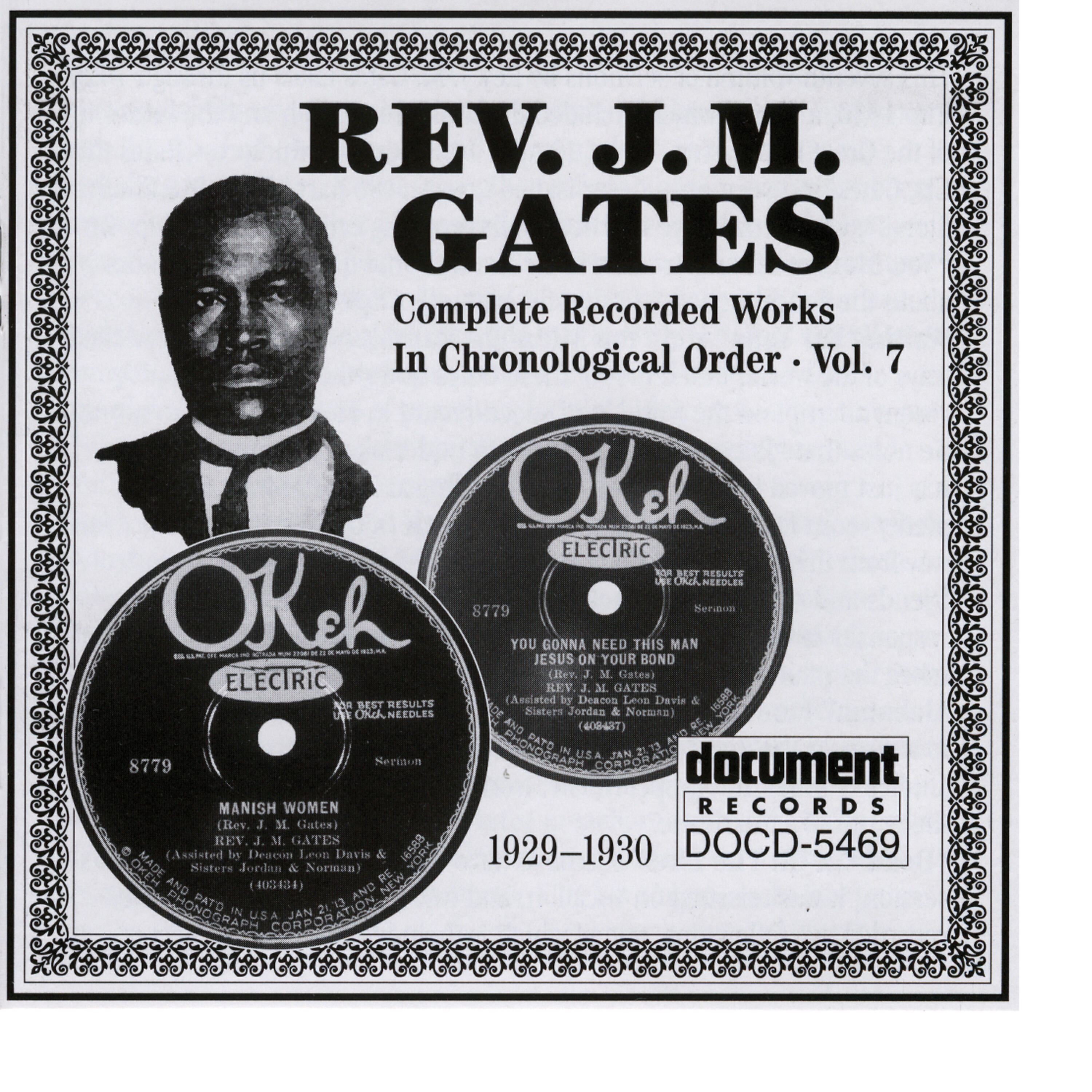 Rev. J.M. Gates - I'm Going Home On The Heaven-Bound Train