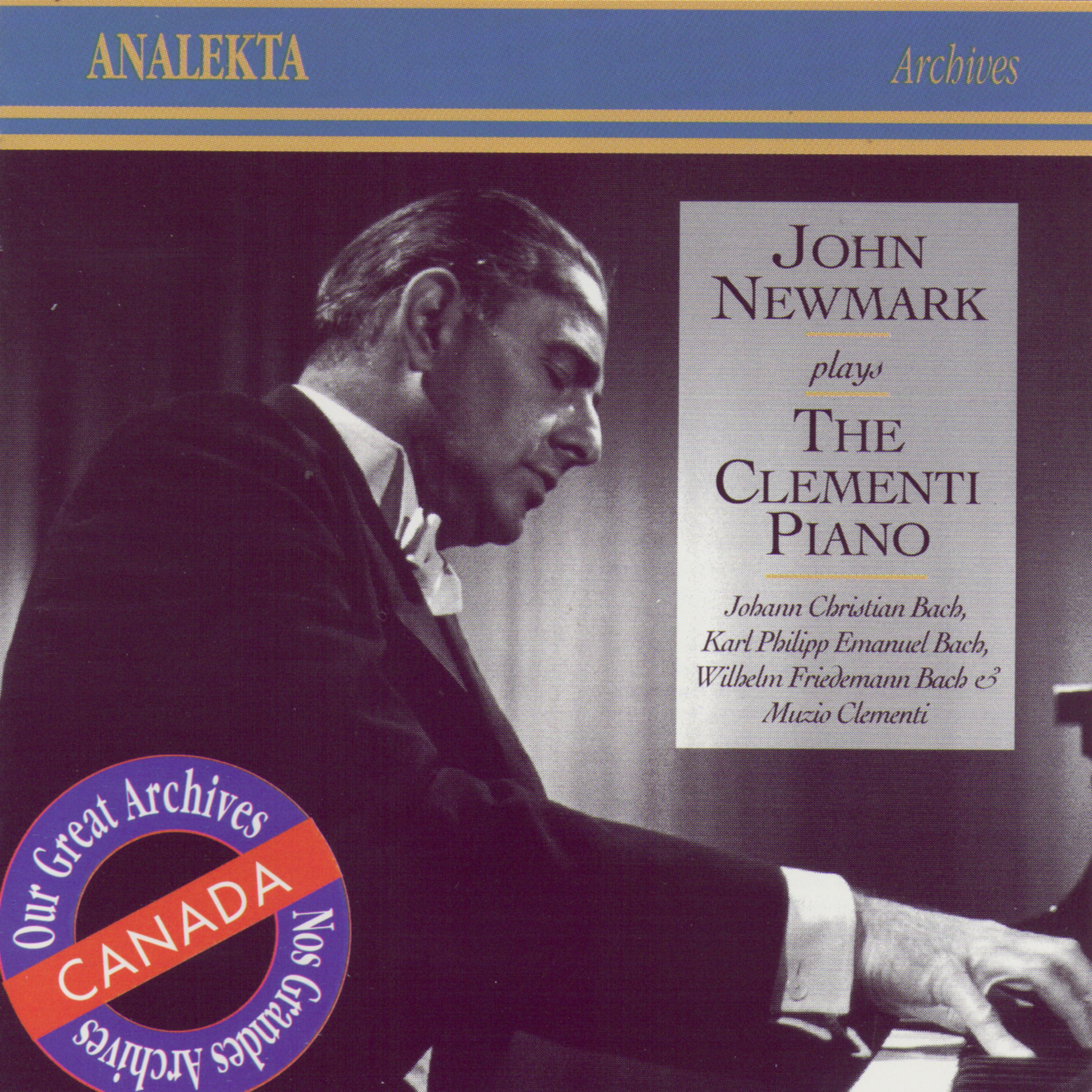 Постер альбома John Newmark plays the Clementi piano
