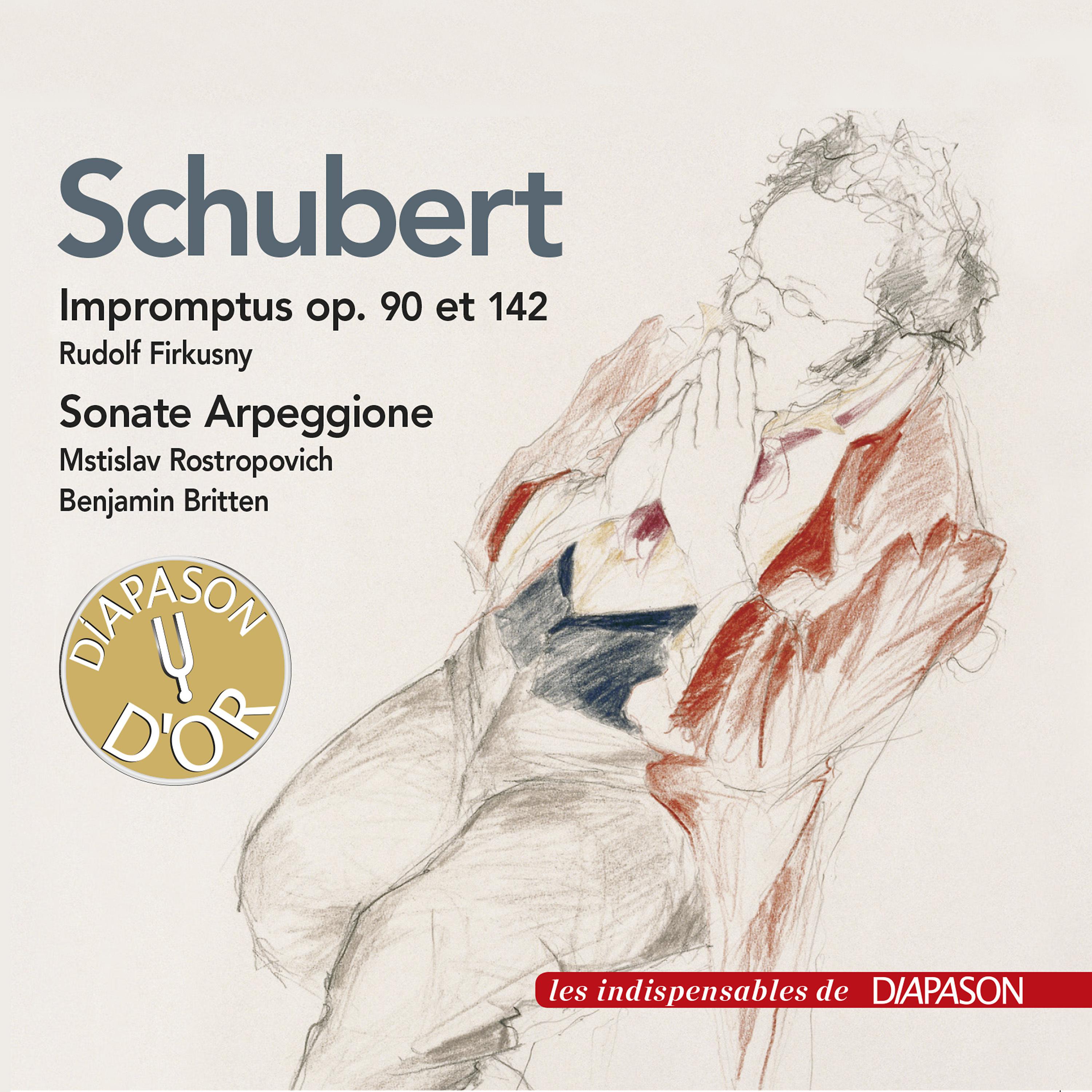 Постер альбома Schubert: Sonate pour arpeggione & Impromptus Op. 90 & 142 (Les indispensables de Diapason)