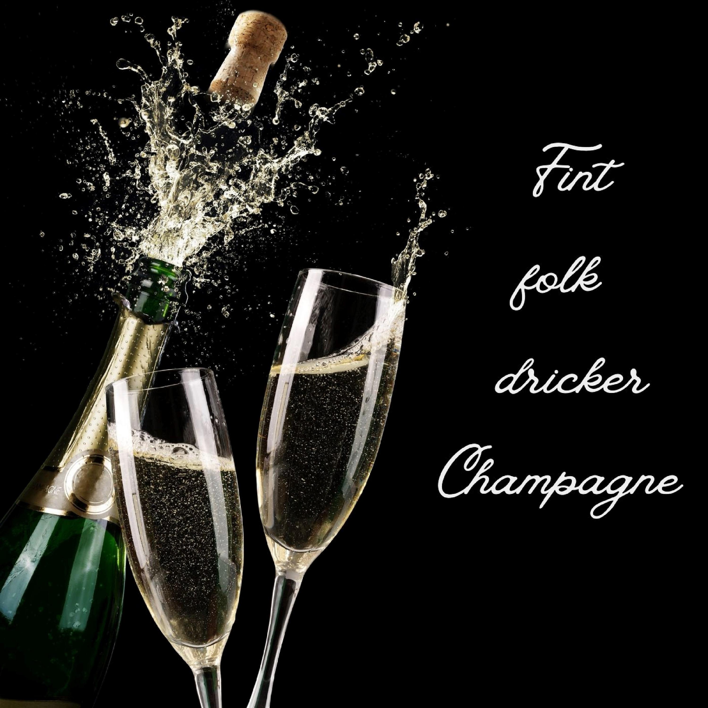 Постер альбома Fint folk dricker Champagne