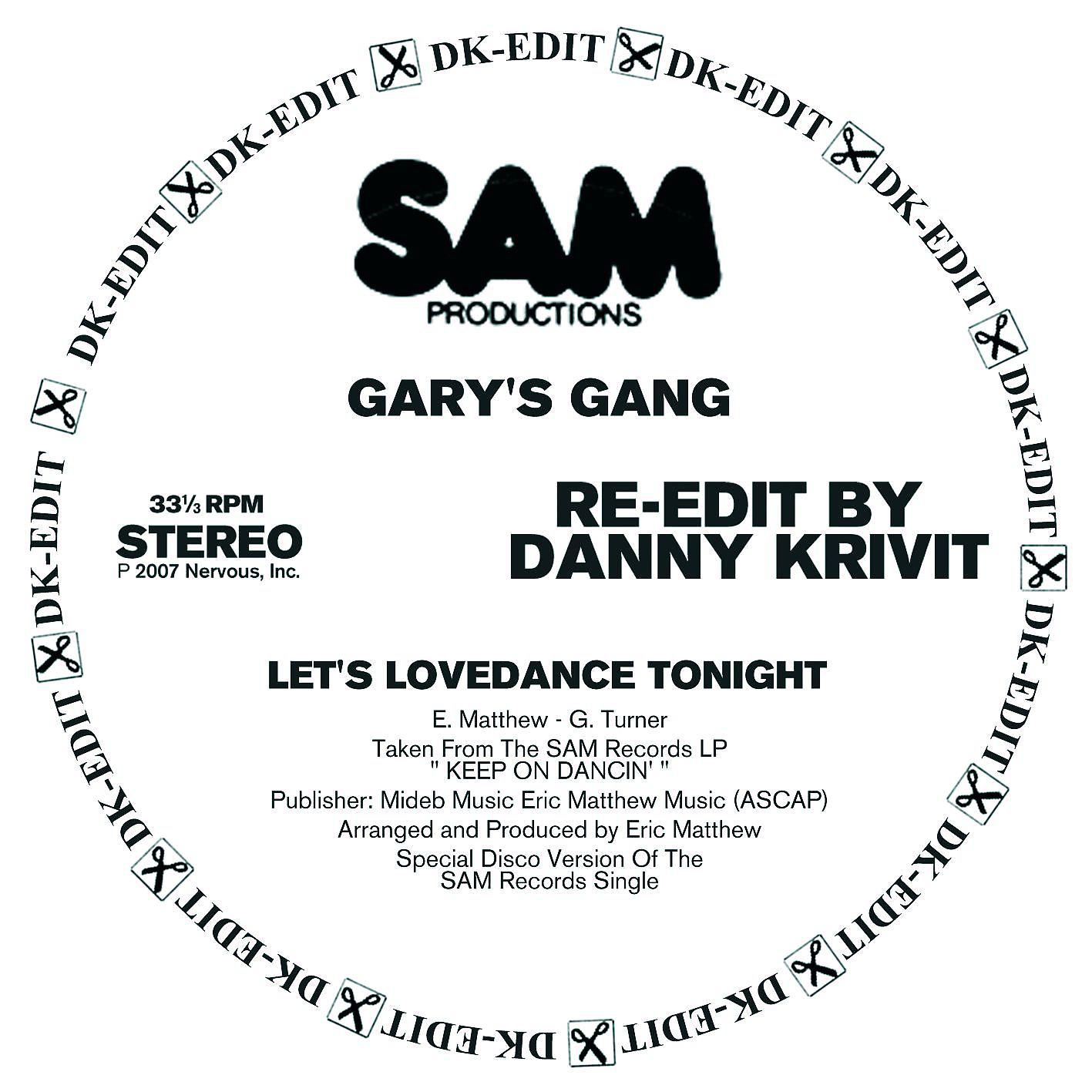 Постер альбома Let's Lovedance Tonight - Danny Krivit Re-Edit
