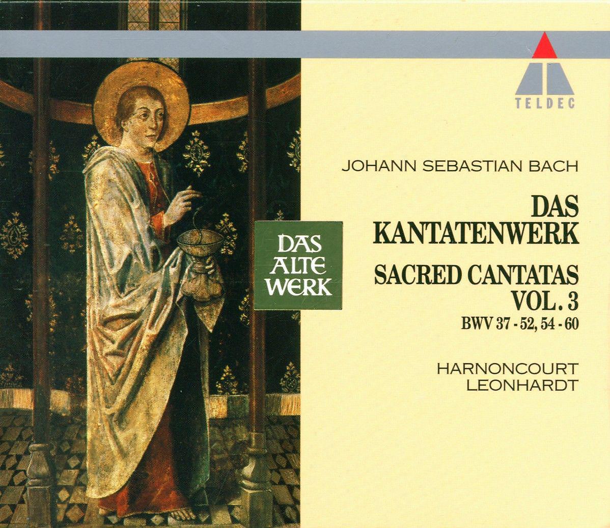 Постер альбома Bach, JS : Sacred Cantatas Vol.3 : BWV 37-52, 54-60