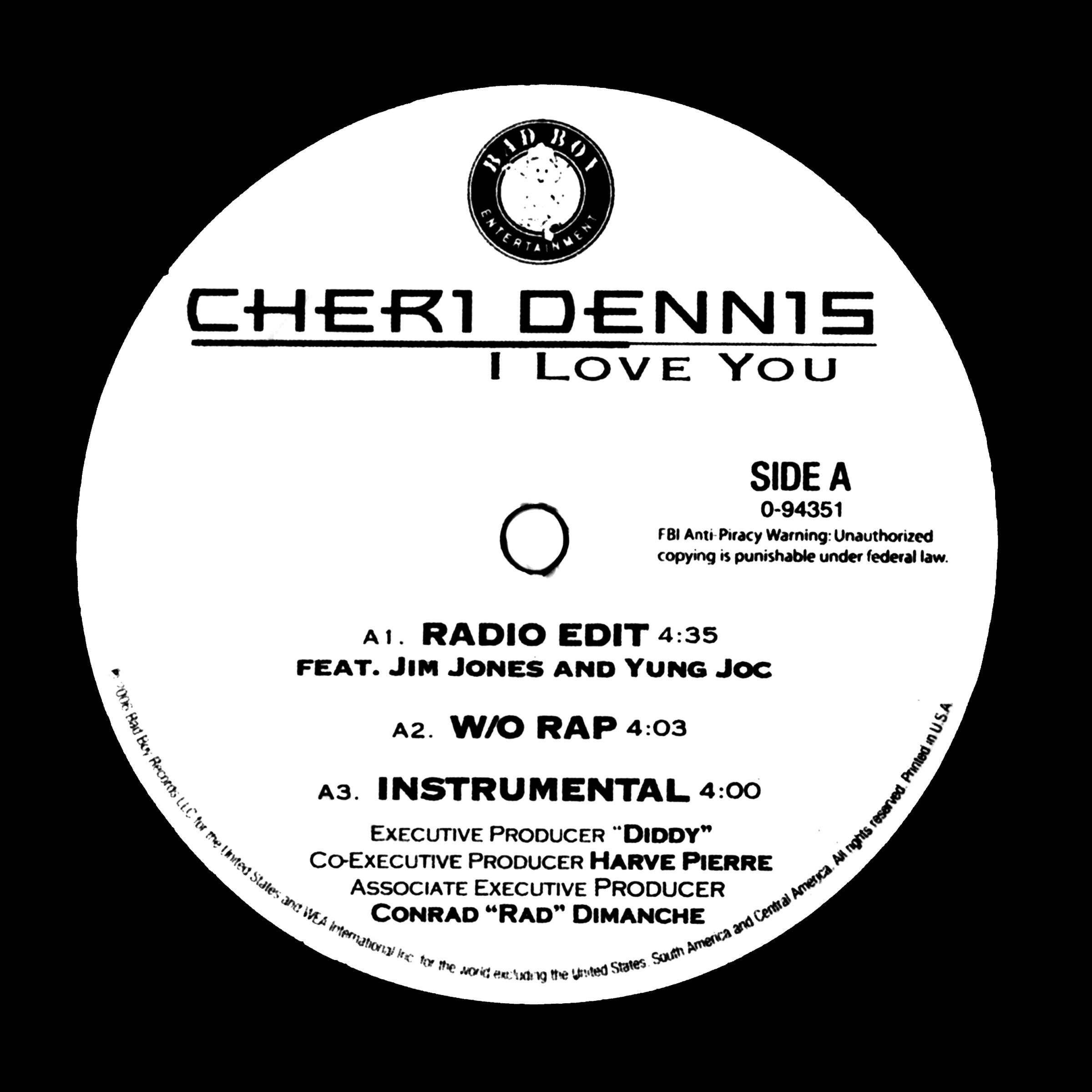 Cheri Dennis - I Love You (feat. Jim Jones and Yung Joc) [Main]