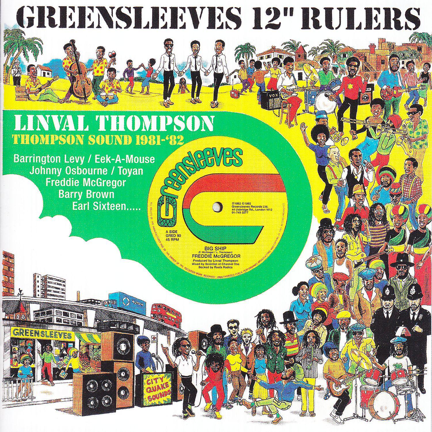 Постер альбома 12"" Rulers - Linval Thompson