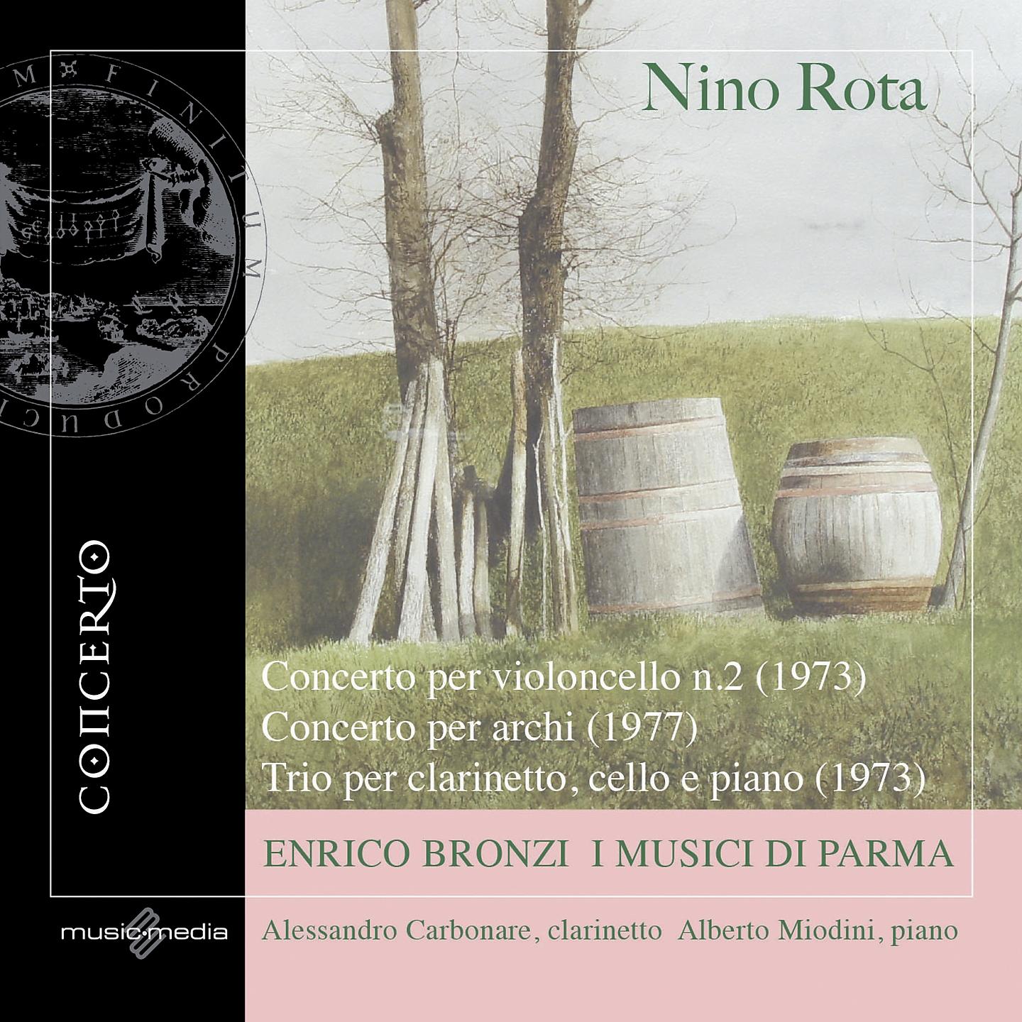 Постер альбома Nino Rota: Concerto per archi e violoncello