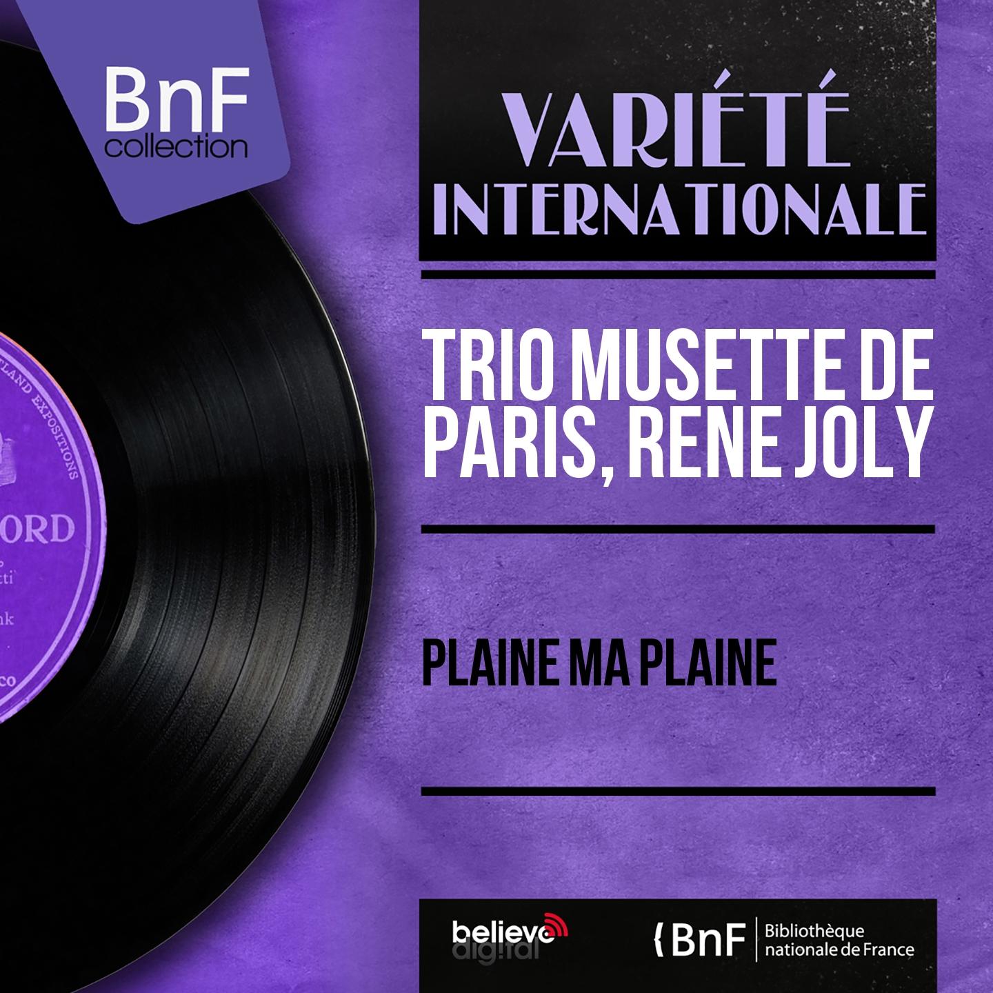 Постер альбома Plaine ma plaine (Mono Version)