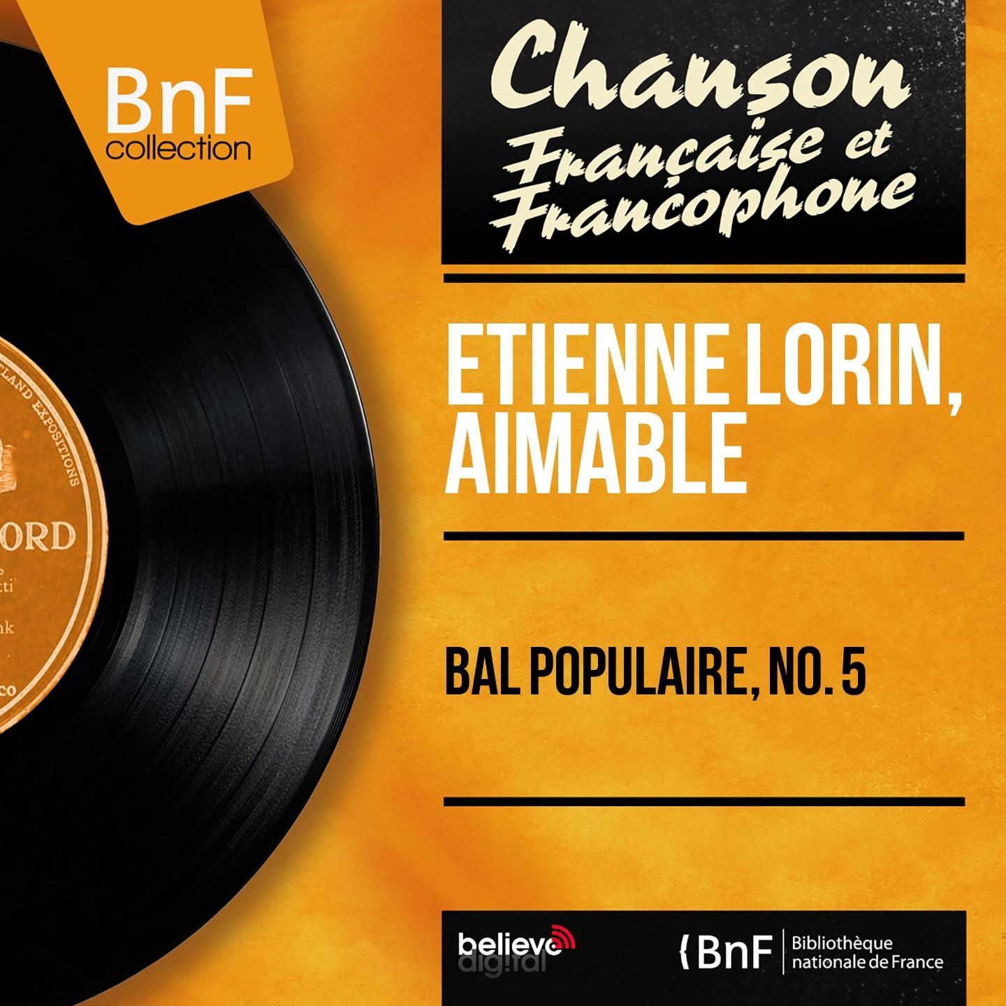 Постер альбома Bal populaire, no. 5 (Mono Version)