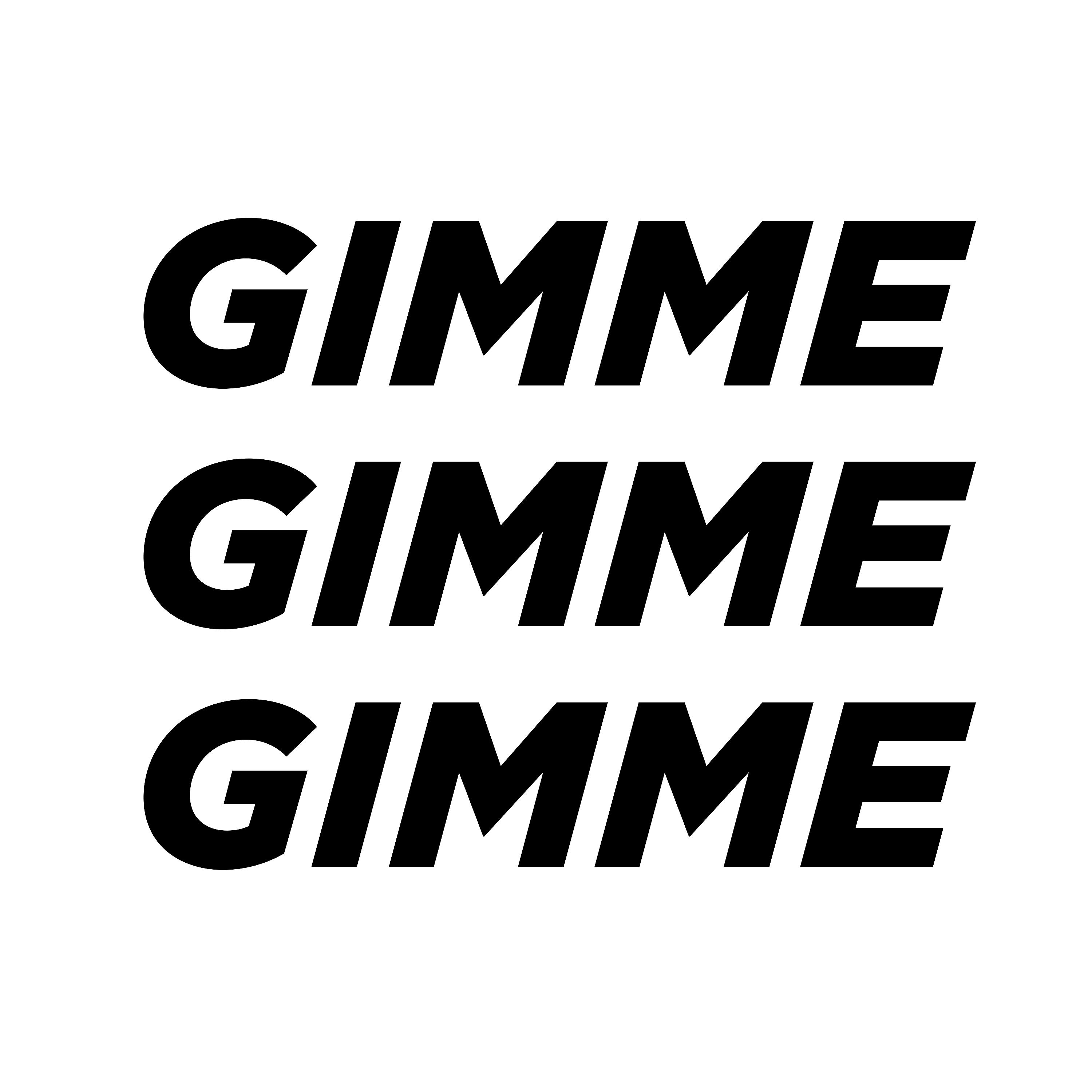 Постер альбома Gimme Gimme Gimme