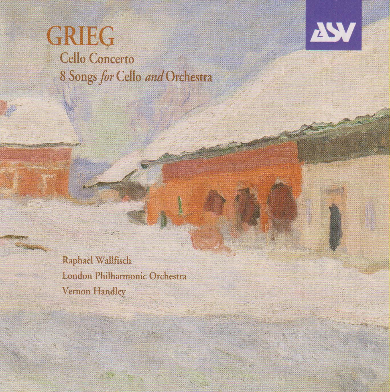Постер альбома Grieg: Cello Concerto; 8 Songs arr. cello & orchestra