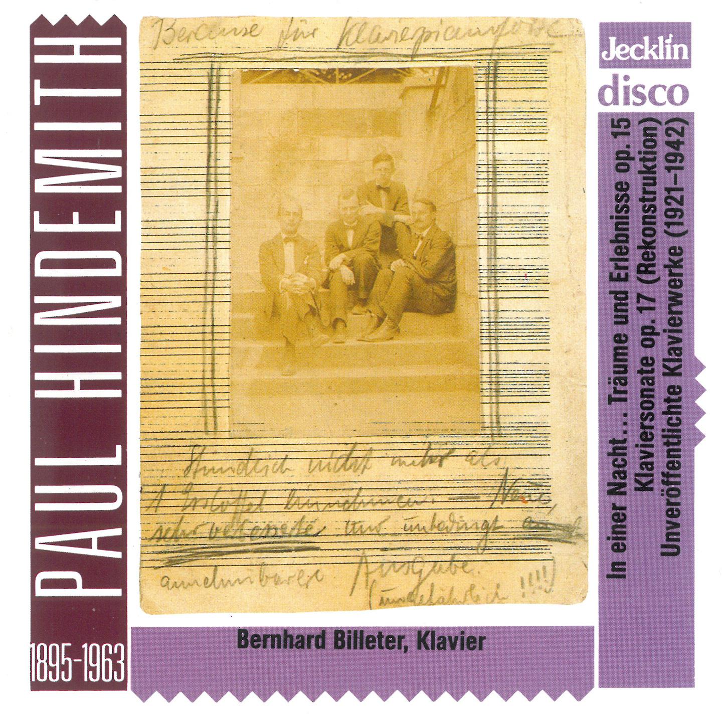 Постер альбома Paul Hindemith: In einer Nacht, Op. 15 & Klaviersonate, Op. 17 & Unveröffentlichte Klavierwerke