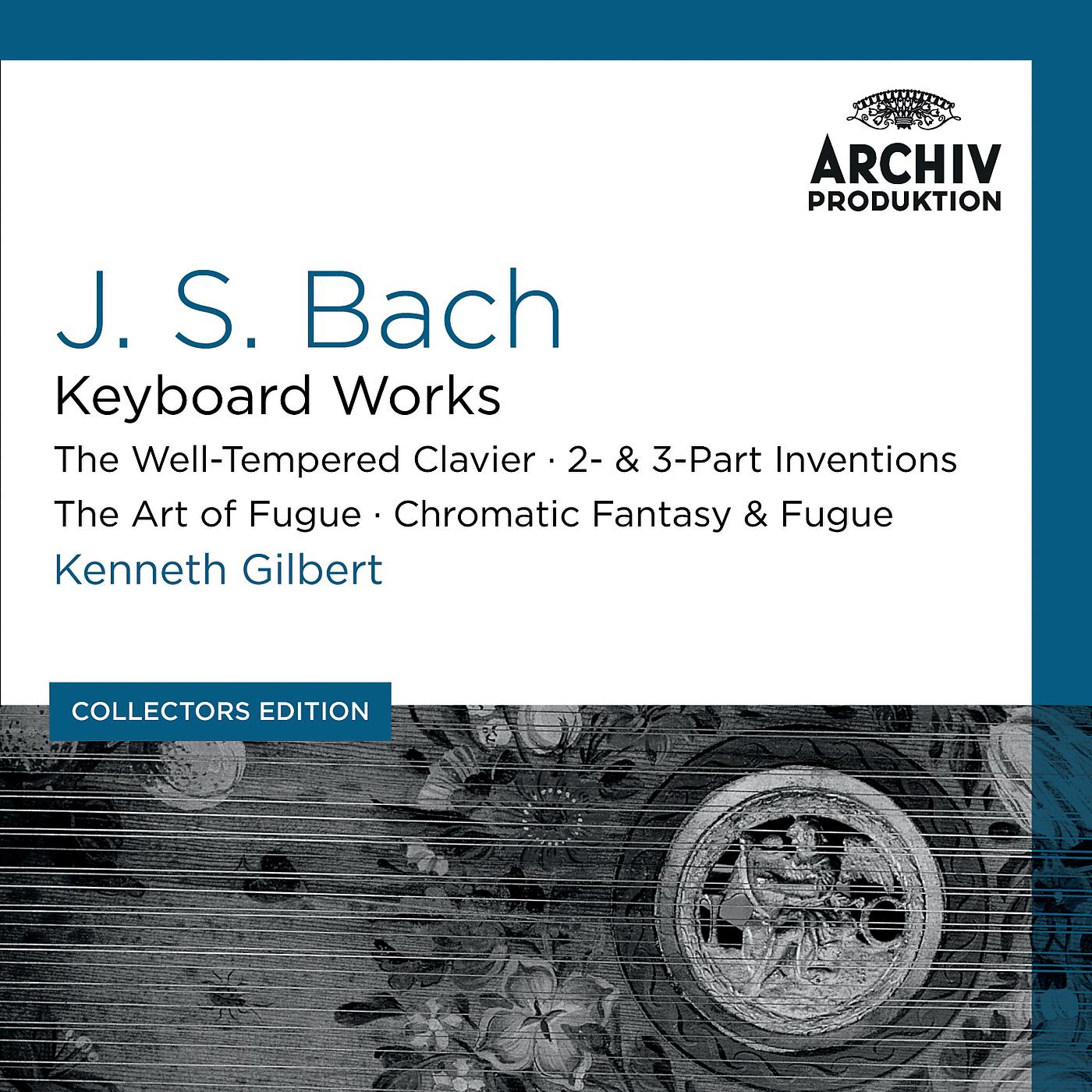 Постер альбома Bach, J.S.: Keyboard Works; The Well-Tempered Clavier; 2- & 3- Part Inventions; The Art Of Fugue; Chromatic Fantasy & Fugue