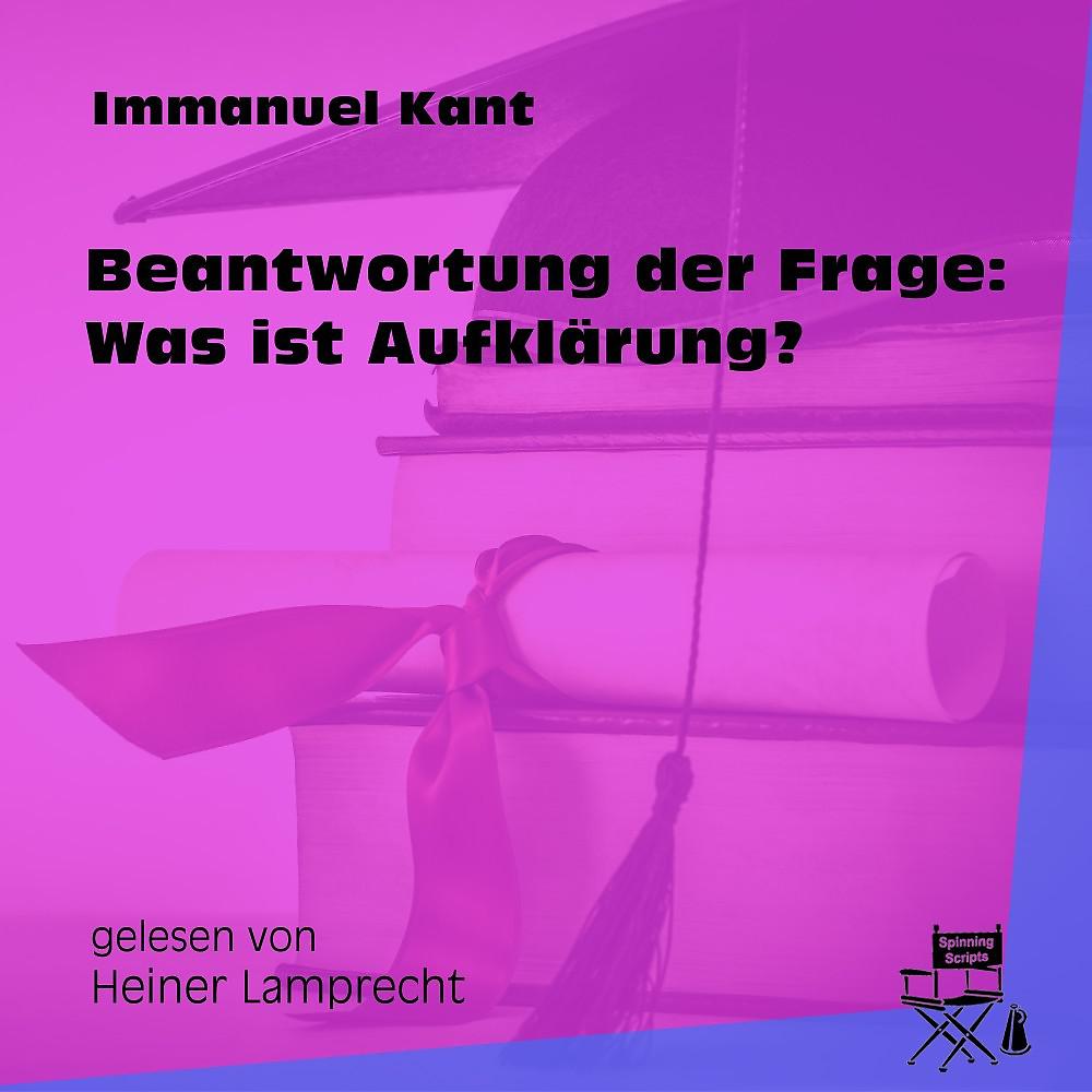Постер альбома Beantwortung der Frage: Was ist Aufklärung?