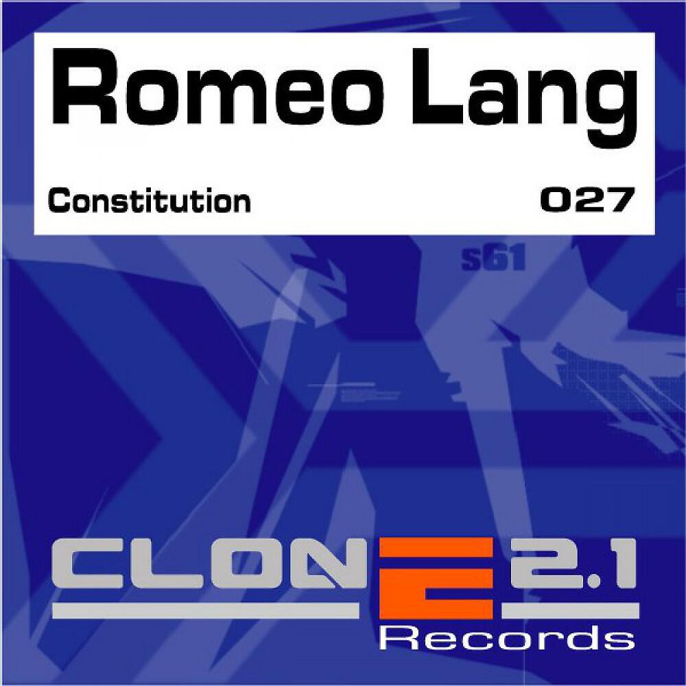 Romeo Lang - Constitution (DJ Sakin progressive mix)