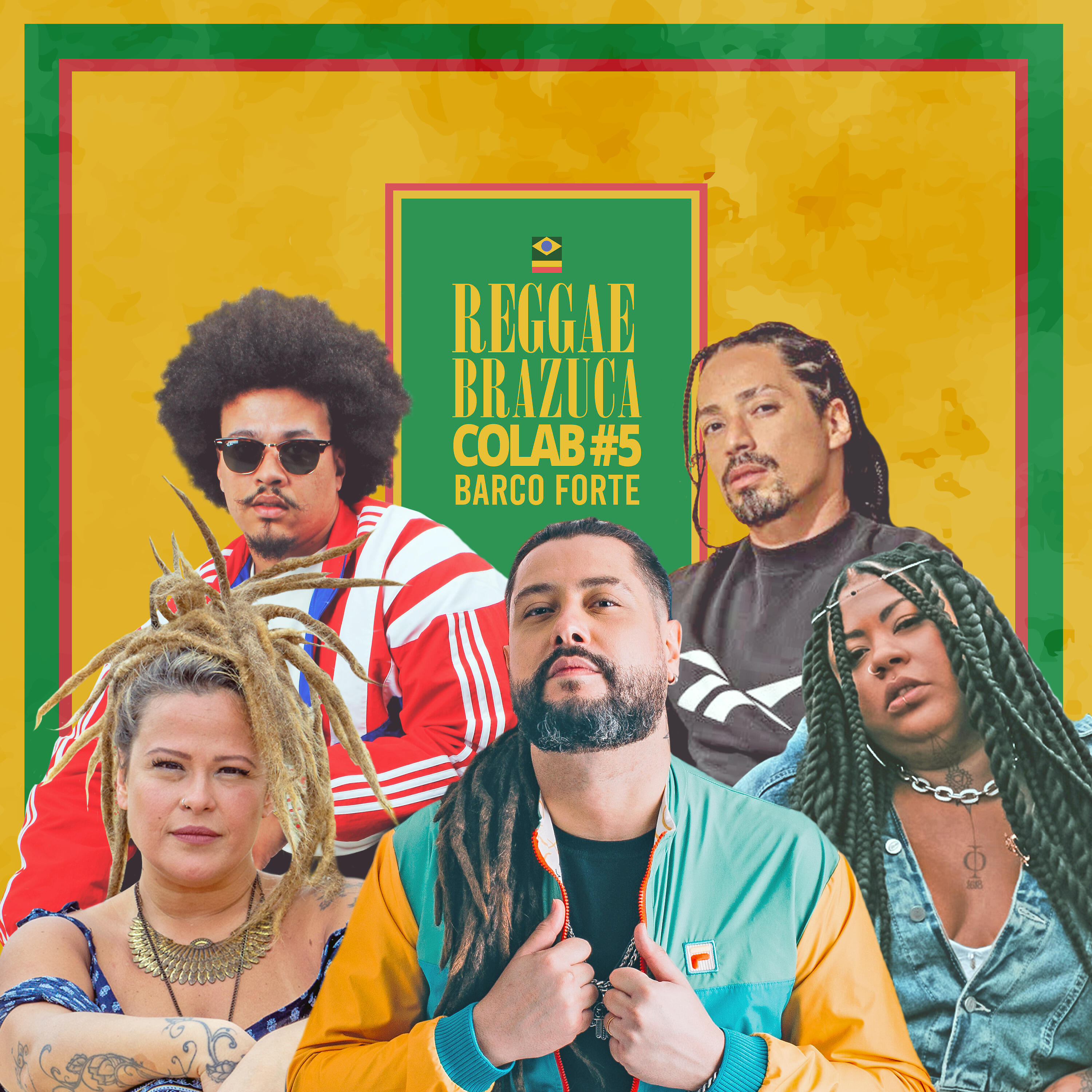 Reggae Brazuca, Maneva, Tati Portella, Nêgamanda, Junior Dread, sttu - Reggae Brazuca Colab #5: Barco Forte ноты