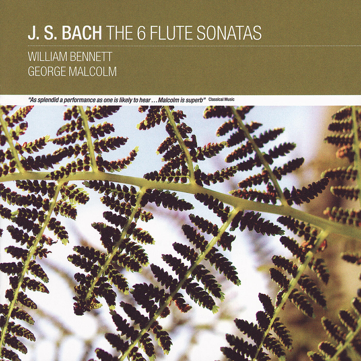 William Bennett - J.S. Bach: Sonata for Flute No.1 in B minor, BWV 1030 - 1. Andante