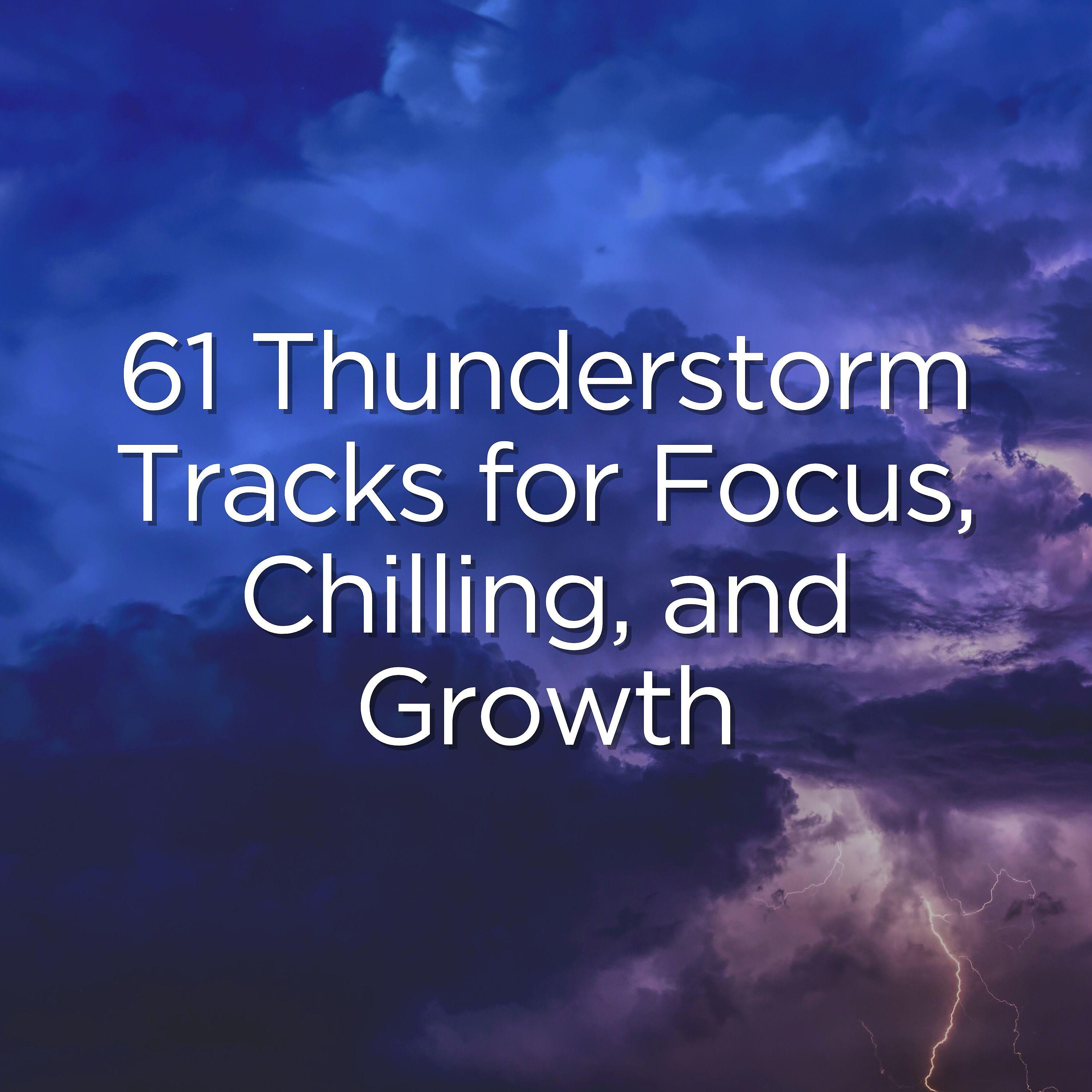 Постер альбома 61 Thunderstorm Tracks for Focus, Chilling, and Growth