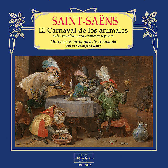 Camille Saint-Saëns, Orquesta Filarmonica de Alemania, Hanspeter Gmur - Le Carnaval des Animaux: No. 9, Le Coucou au Fond des Bois ноты