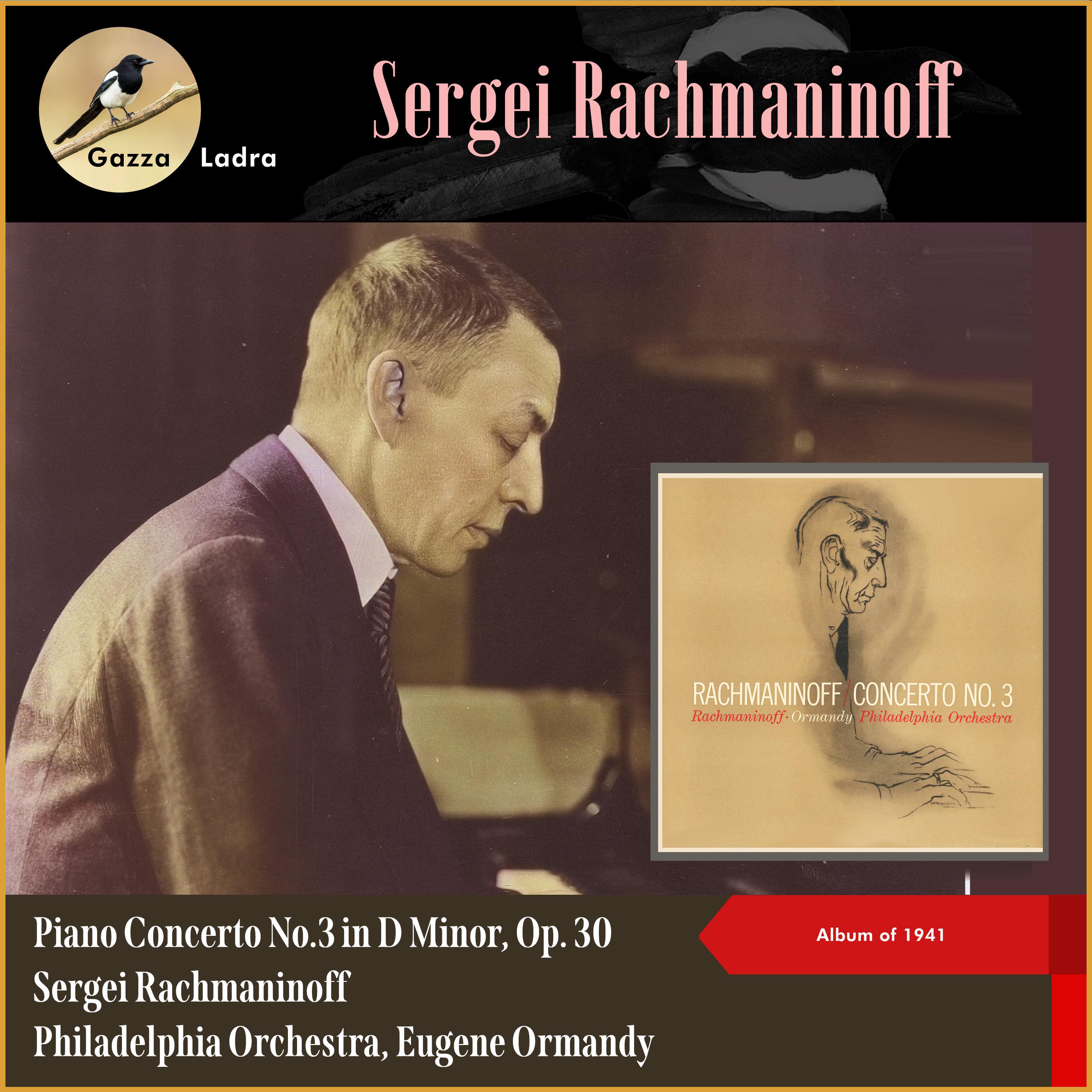 Постер альбома Sergei Rachmaninoff: Piano Concerto No.3 in D Minor