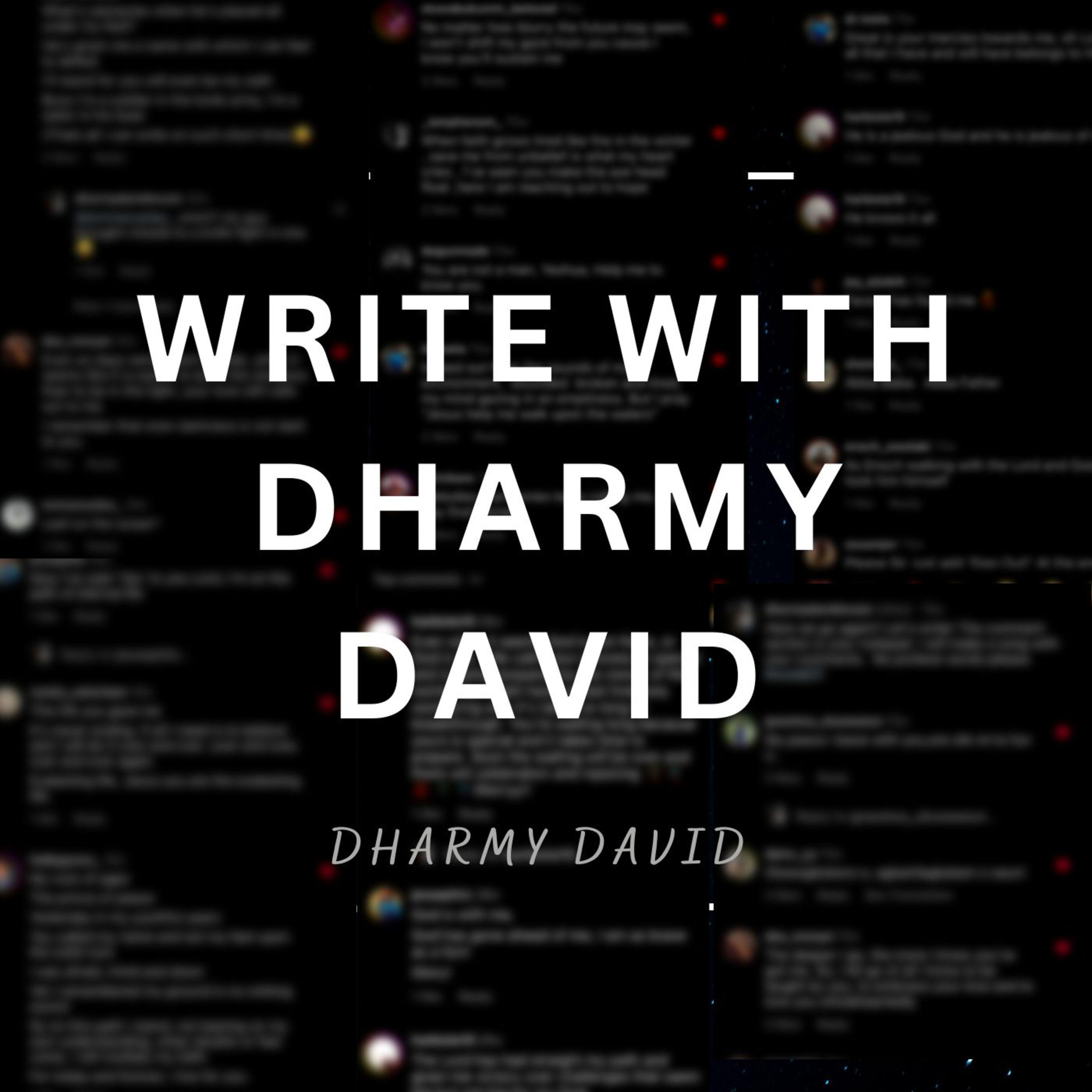 Постер альбома Write with Dharmy David