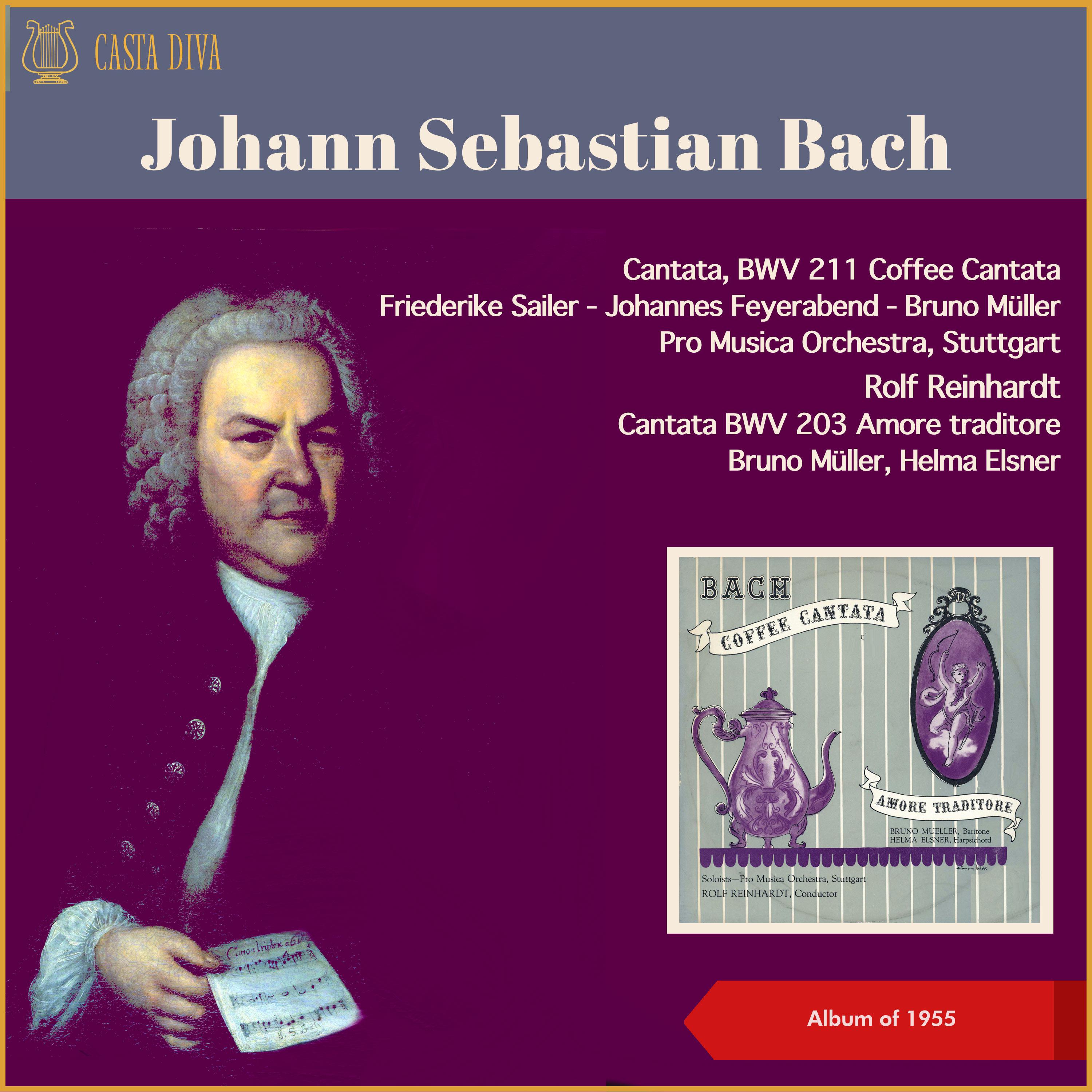 Постер альбома Johann Sebastian Bach: Cantata BWV 211 Coffee Cantata - Cantata BWV 203 Amore traditore