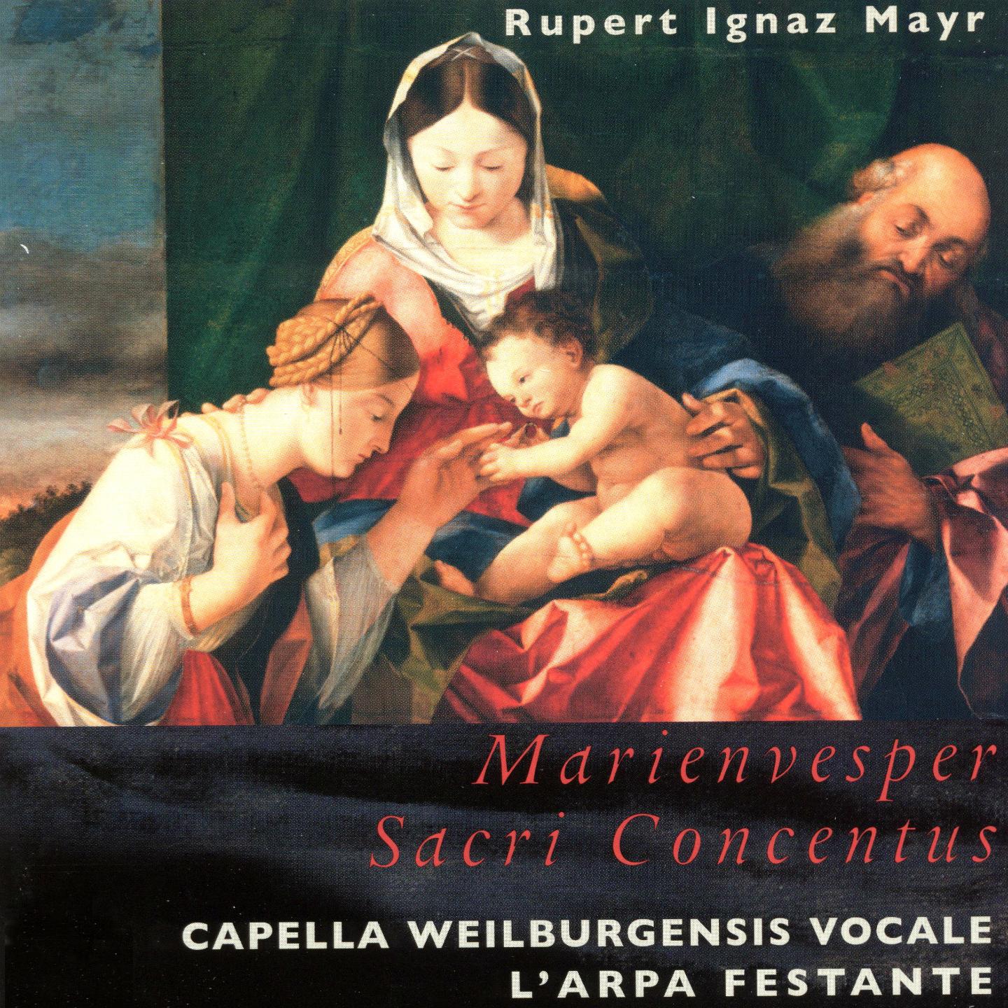Постер альбома Mayr: Marienvesper, Sacri concentus