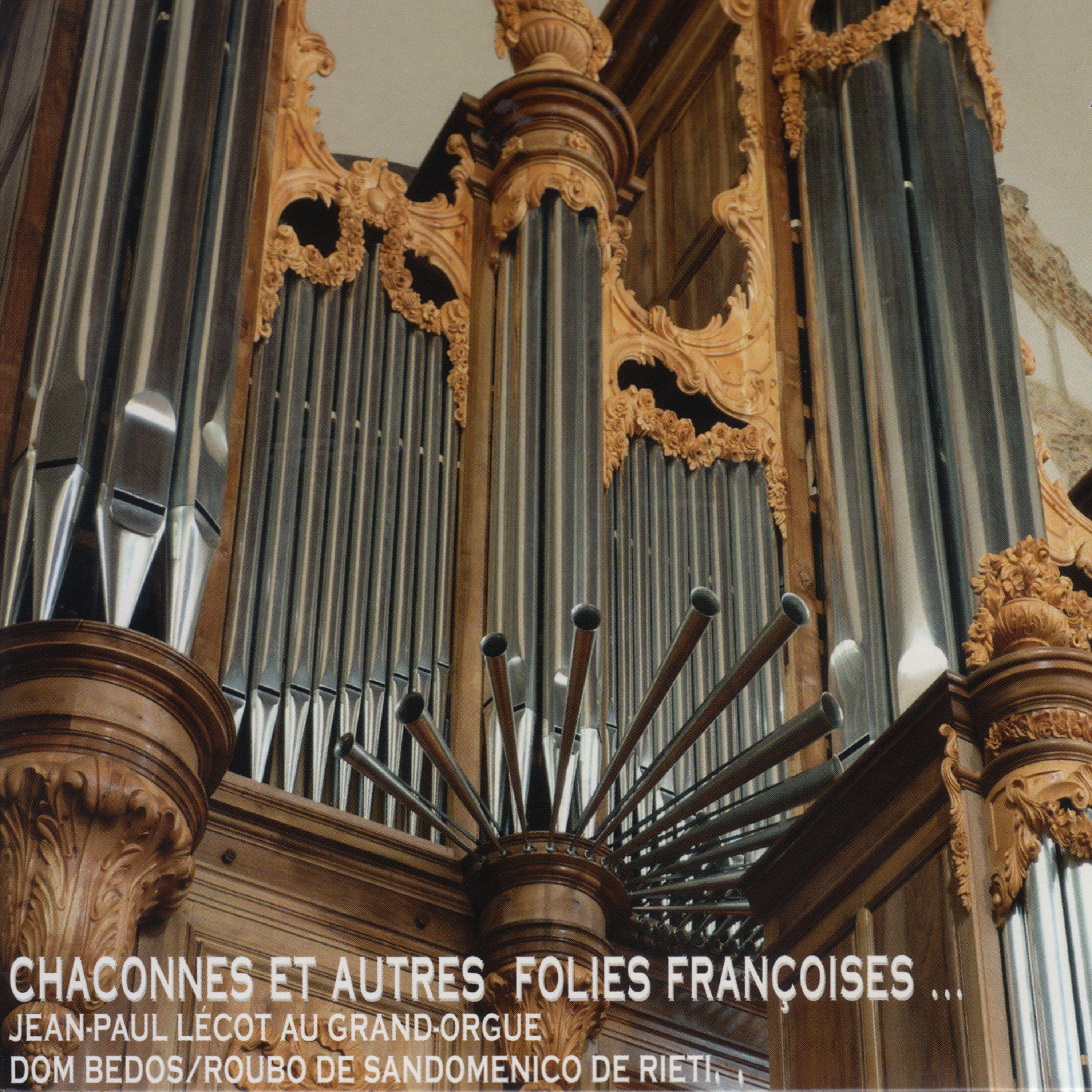 Постер альбома Chaconnes et autres folies françoises