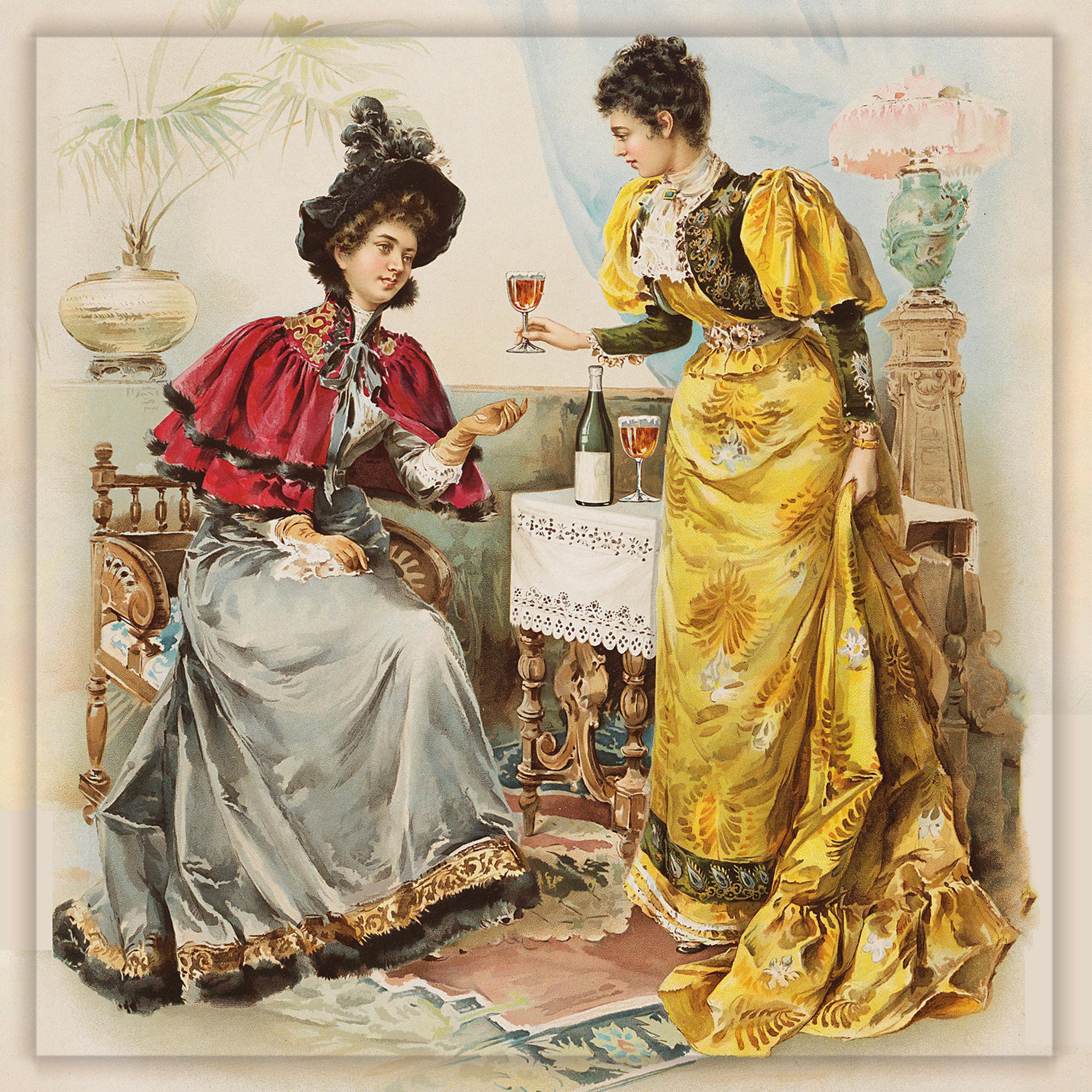 Постер альбома Two Ladies and Red Wine