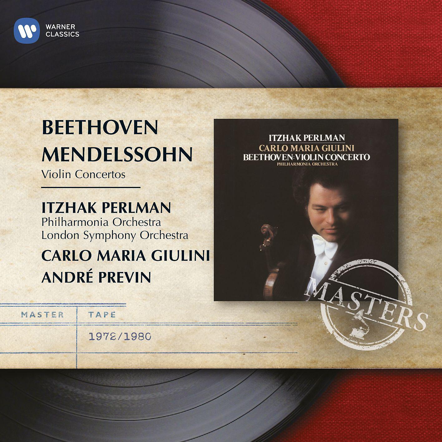 Постер альбома Beethoven & Mendelssohn: Violin Concertos