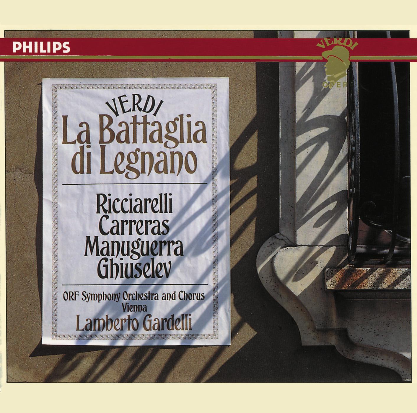 Постер альбома Verdi: La Battaglia di Legnano