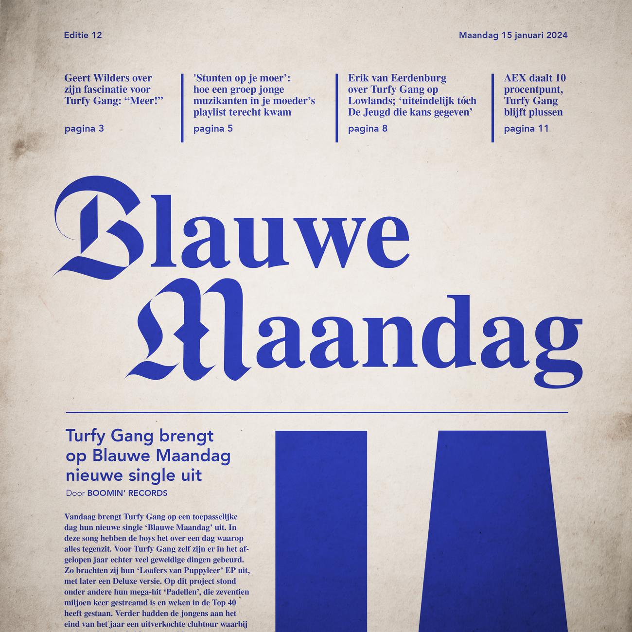 Постер альбома Blauwe Maandag