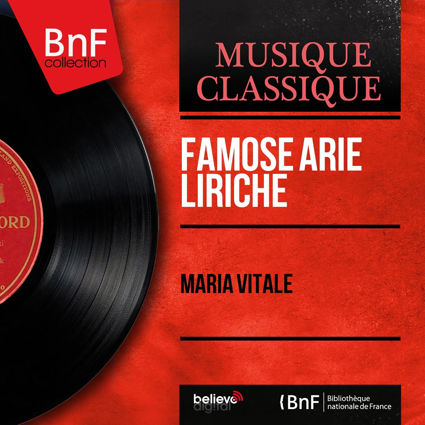 Постер альбома Famose arie liriche (Mono Version)
